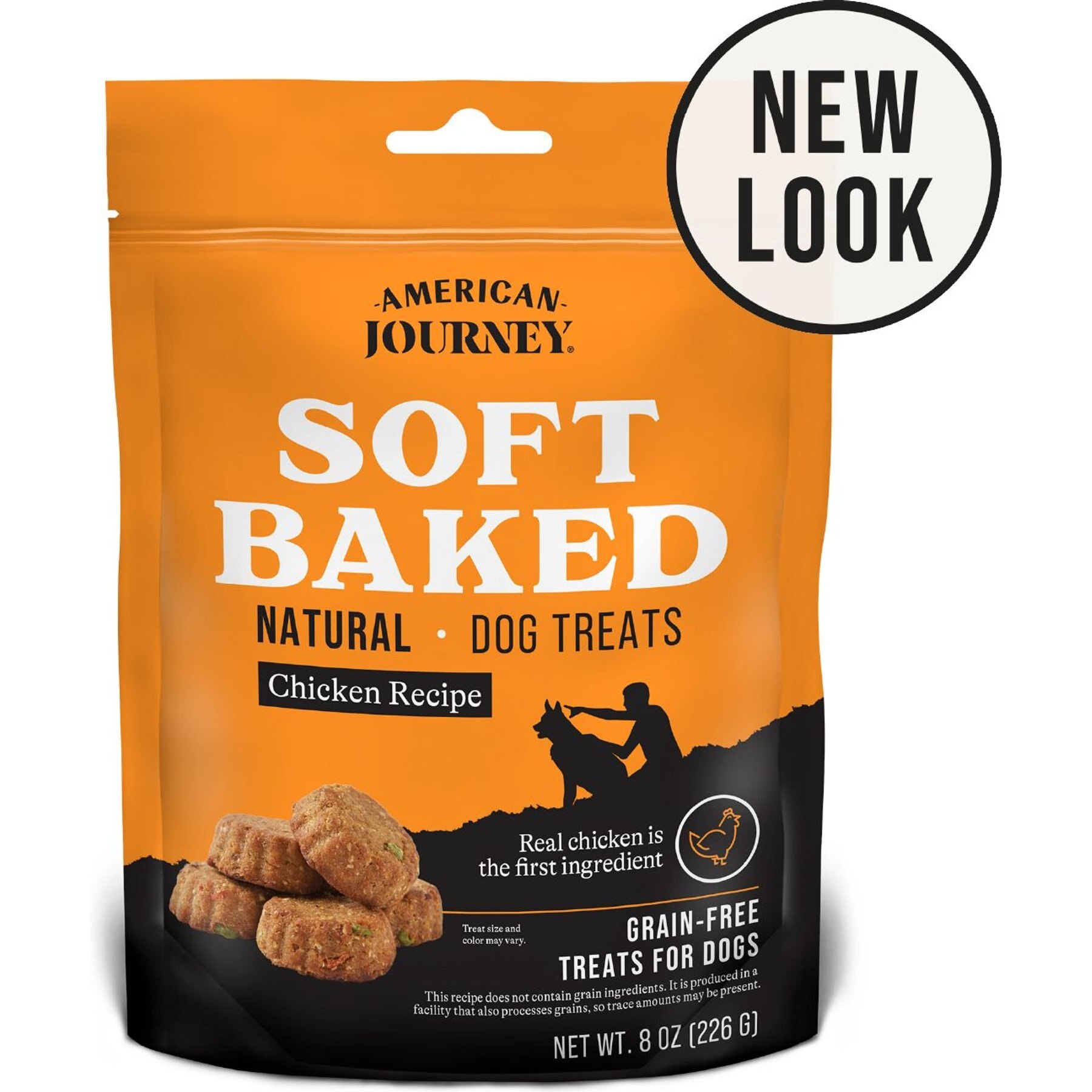 American Journey Chicken Recipe Grain-Free Soft-Baked Dog Treats, 8-oz bag