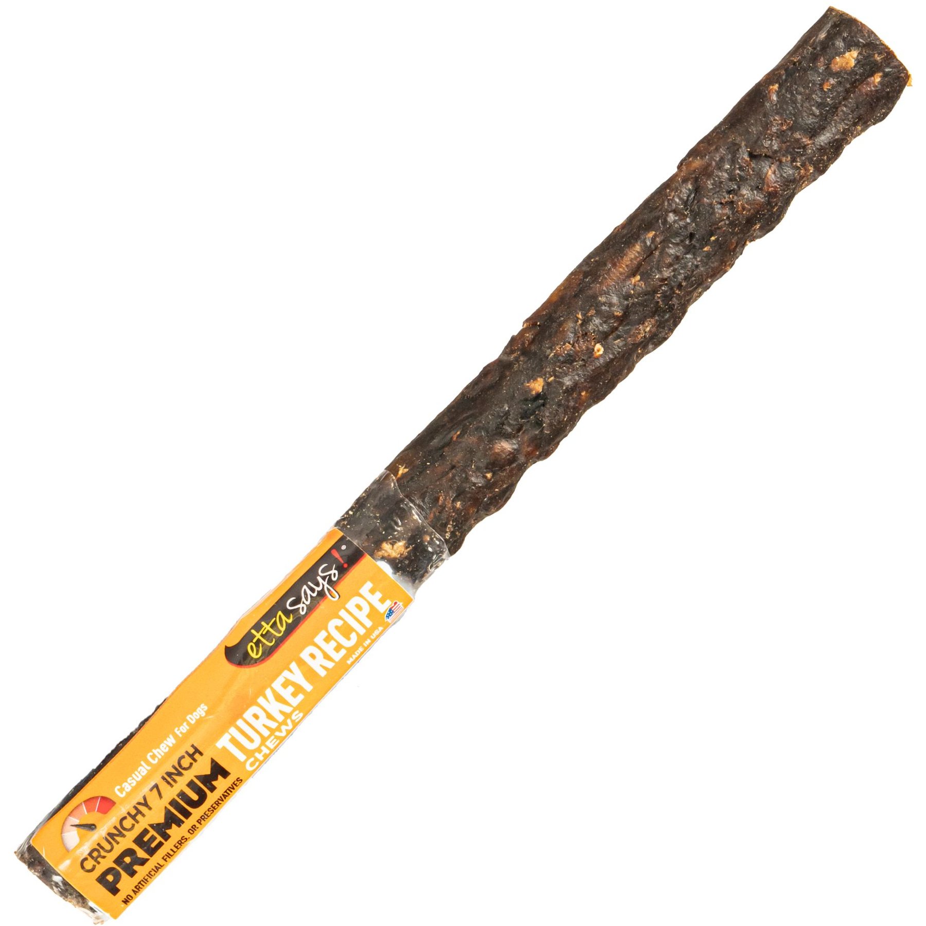 Etta Says! 7" Crunchy Turkey Dog Chew Treats
