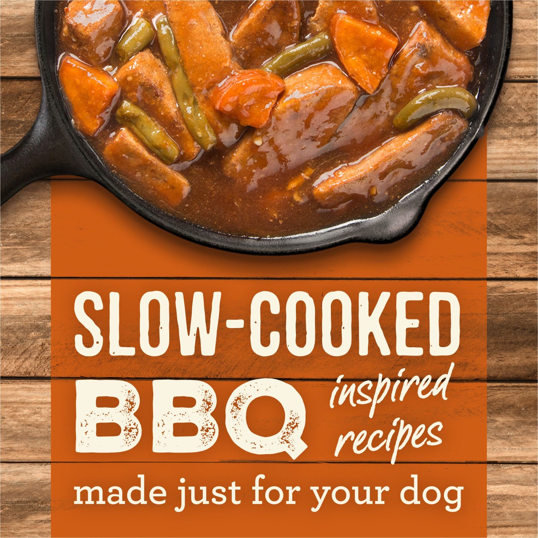 Merrick Grain-Free Wet Dog Food Slow-Cooked BBQ Texas Style with Braised Beef