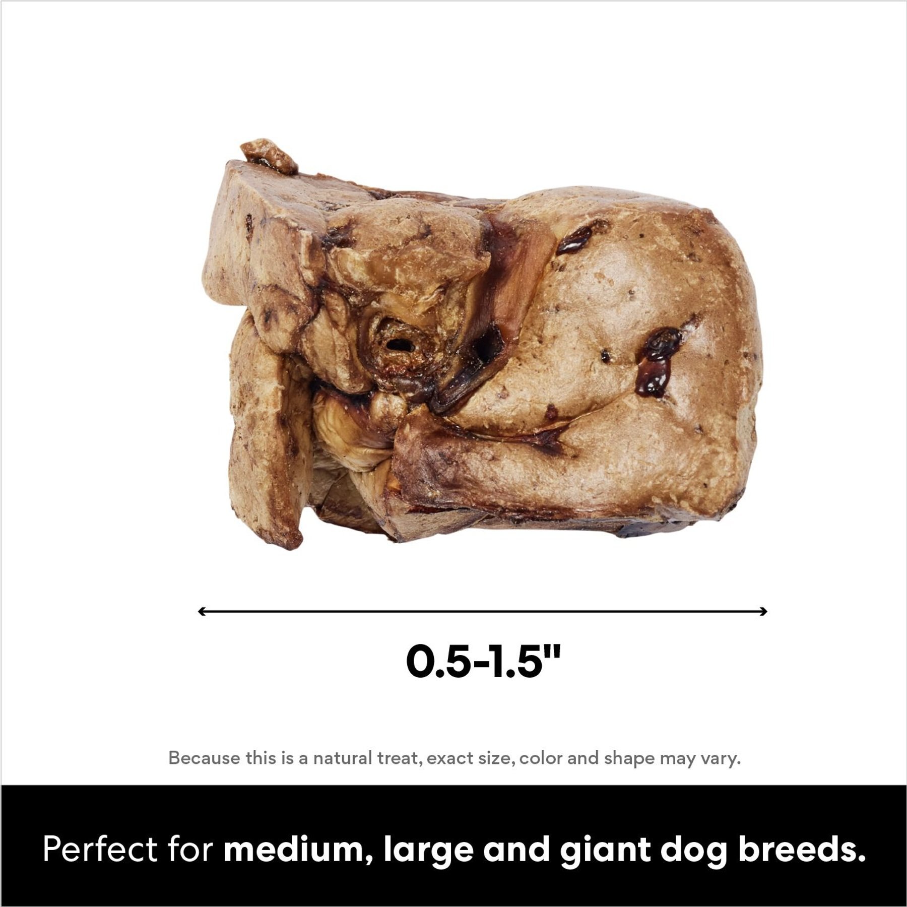 Bones & Chews All-Natural Lamb Lung Dehydrated Dog Treats, 12-oz bag