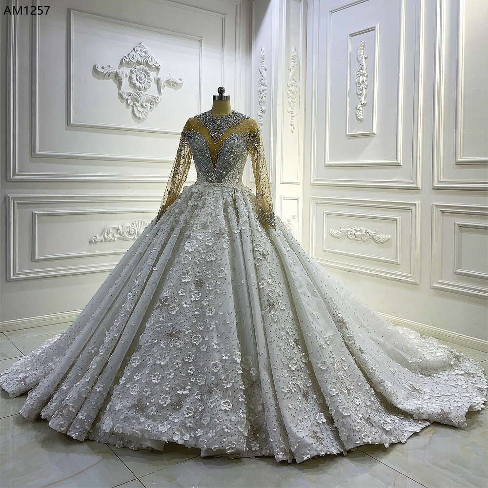 In Sequins Rhie Crystal D Wers Wedding Dress ress