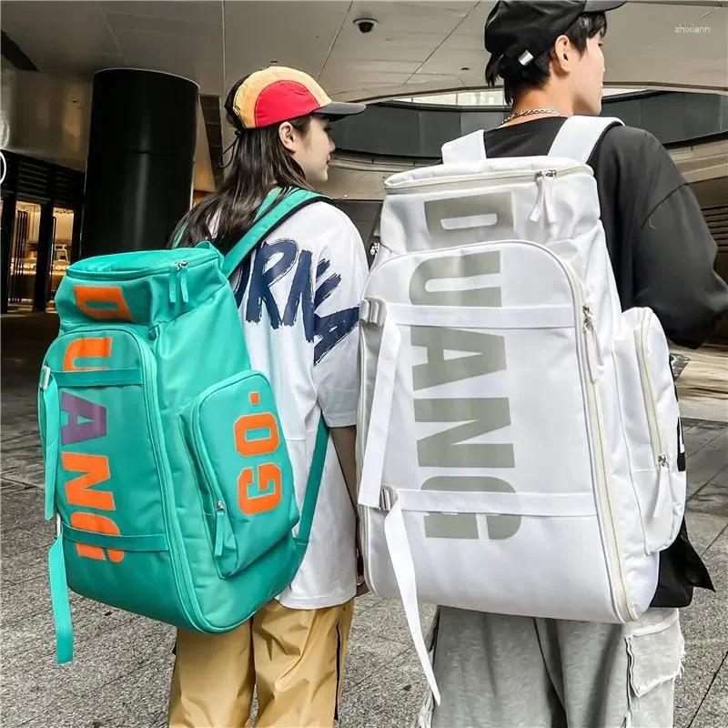 School Bags Fashion Large Capacity Ski Skateboard Bag Trend Brand Men's Travel Backpack Sports Hiking Dry Wet Separation zhanyishengli