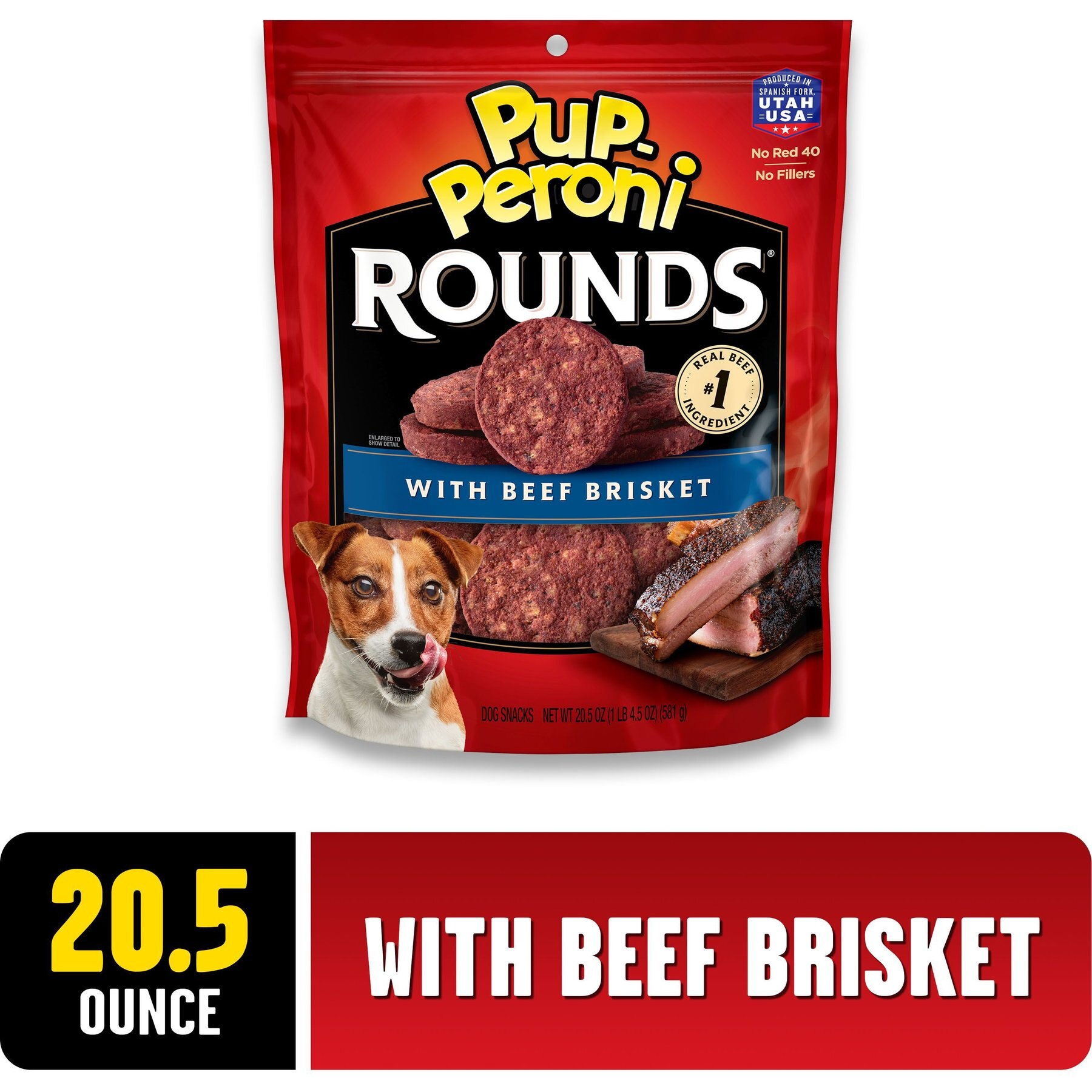 Pup-Peroni Rounds Beef Brisket Dog Treats