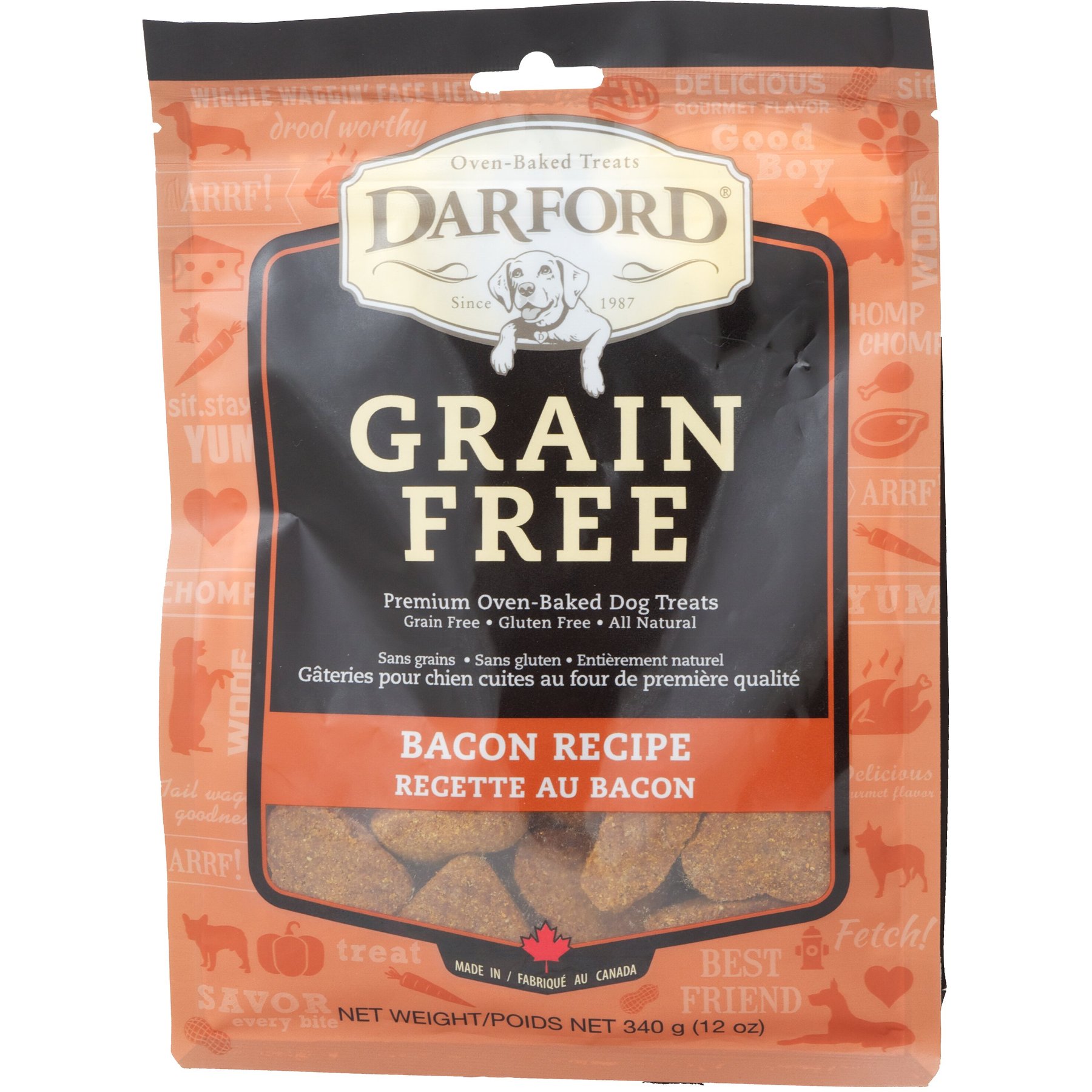 Darford Grain-Free Tasty Bacon Flavor Dog Treats