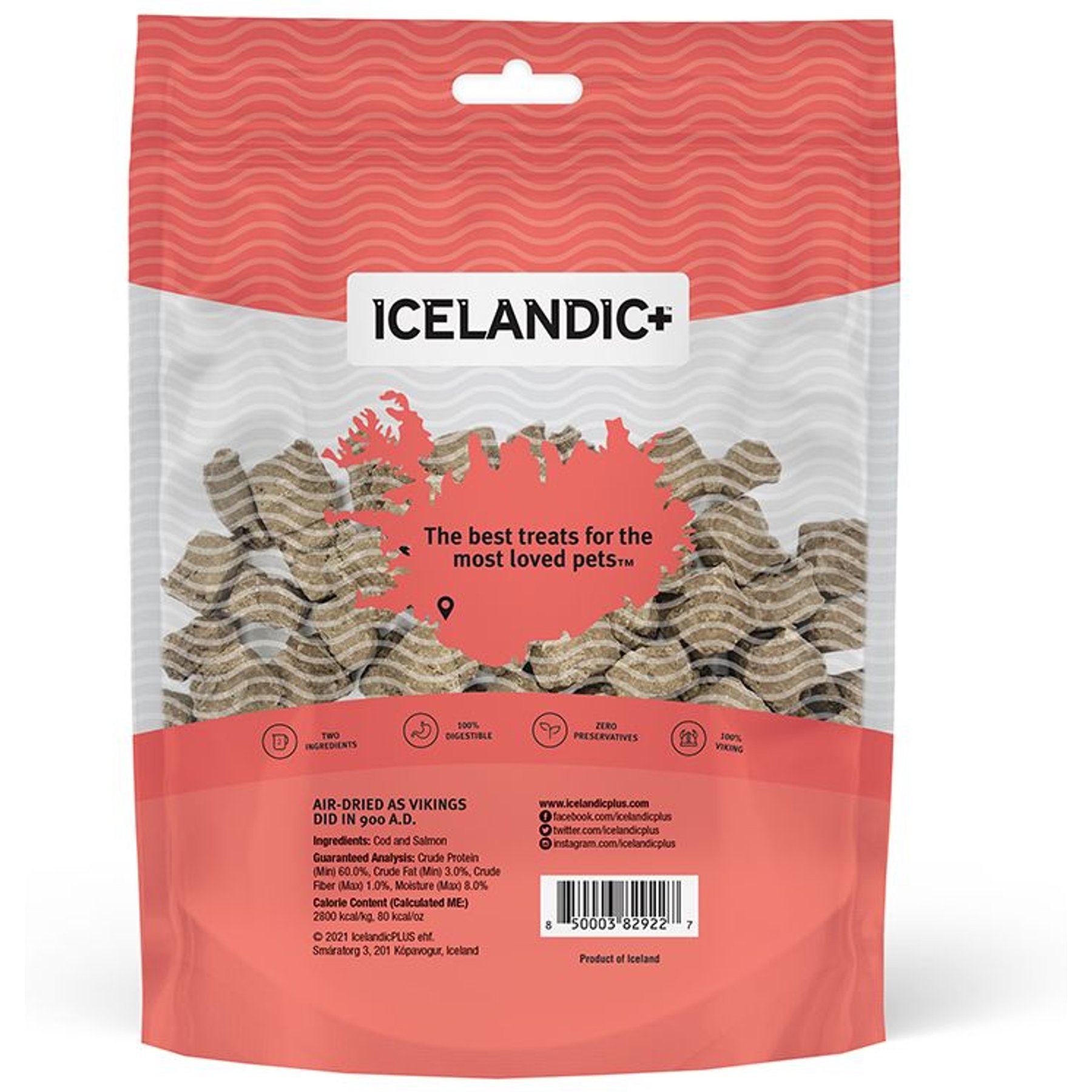 Icelandic+ Grain-Free Cod & Salmon Combo Bites Dog Treats