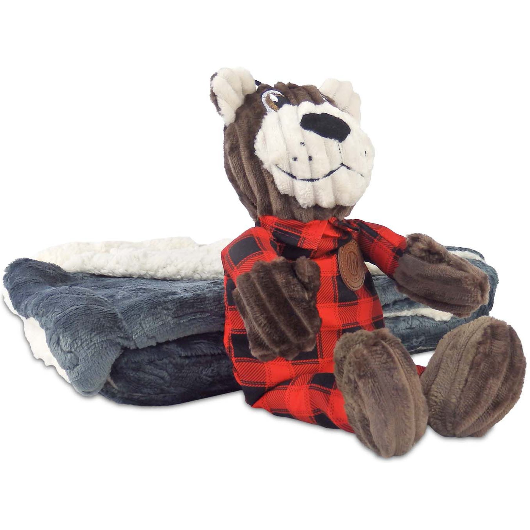 American Kennel Club AKC Dog Blanket & Plush Bear Set