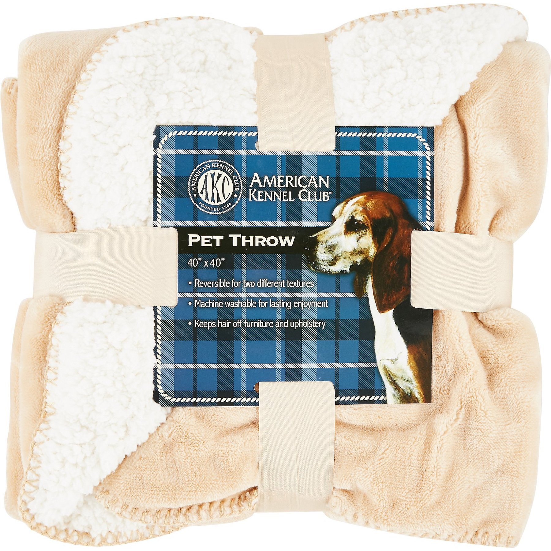 American Kennel Club AKC Micro Sherpa Dog & Cat Blanket