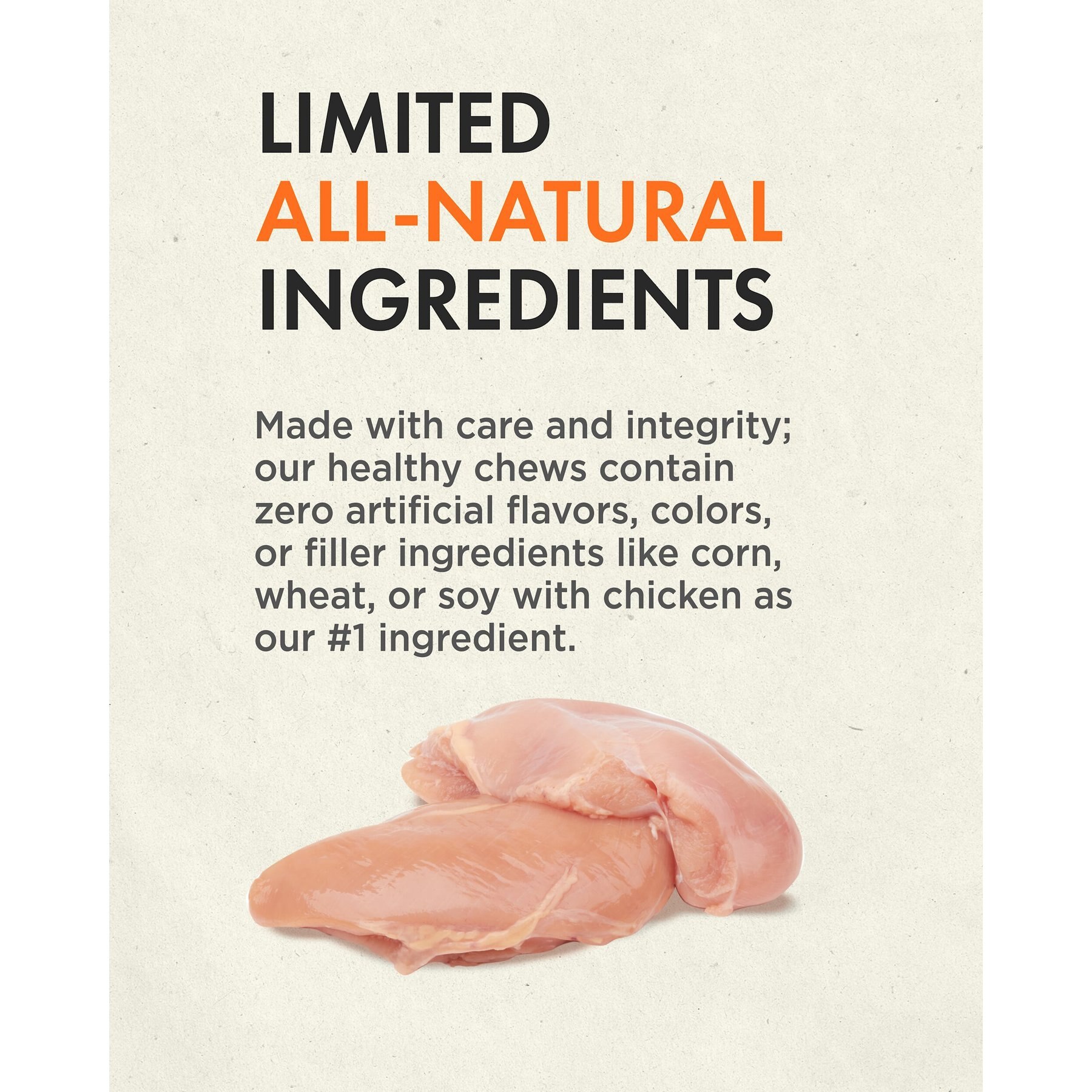 Canine Naturals Hide Free Chicken Recipe Mini Knot Dog Chew Treat, 12 count