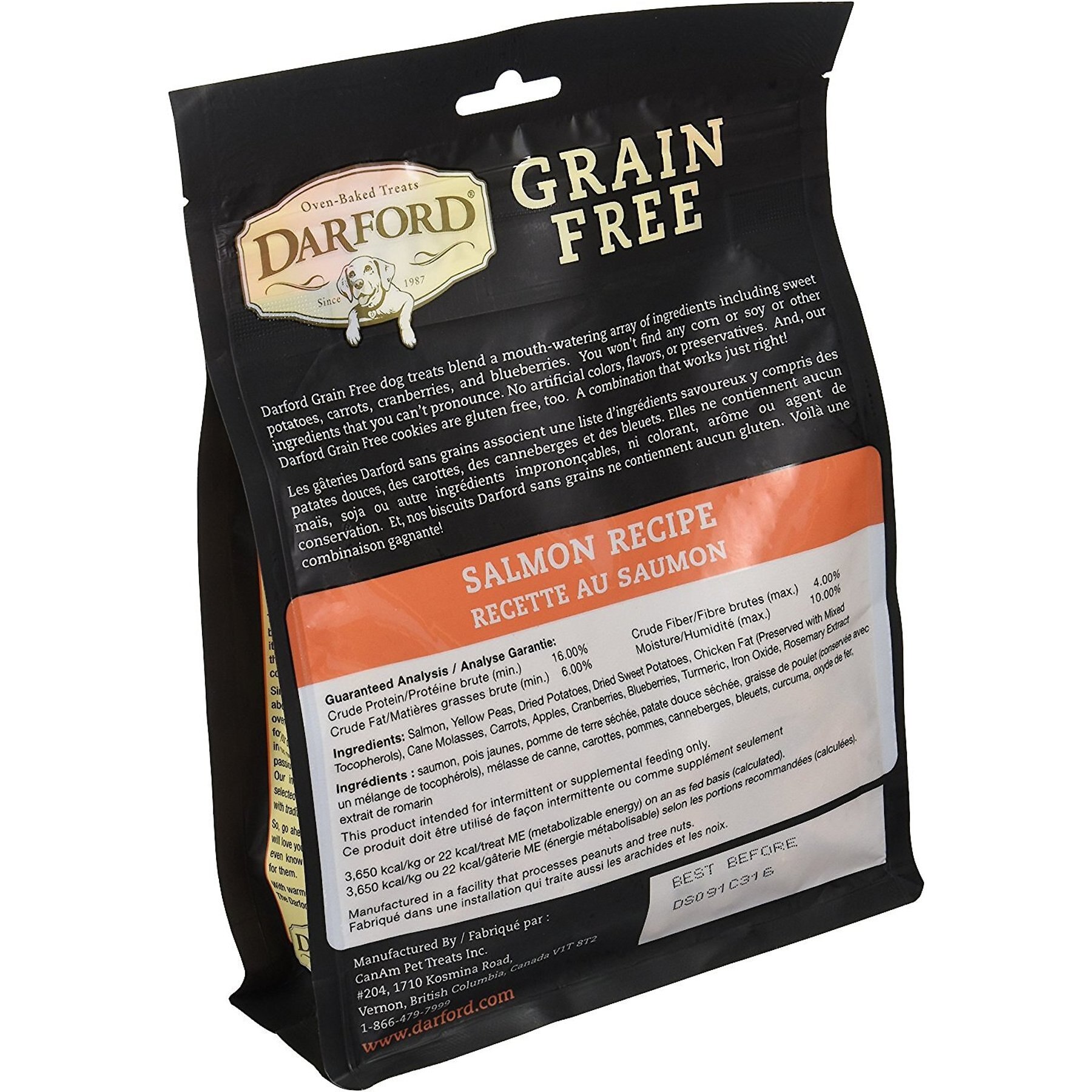 Darford Grain-Free Salmon Recipe Dog Treats
