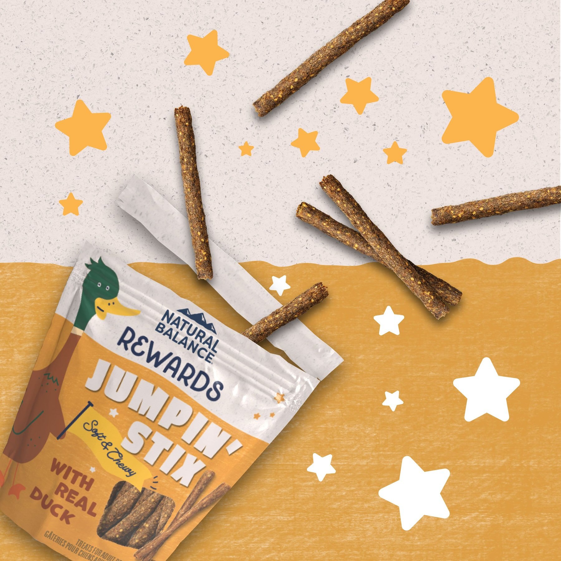 Natural Balance Rewards Jumpin' Stix with Real Duck Dog Treats
