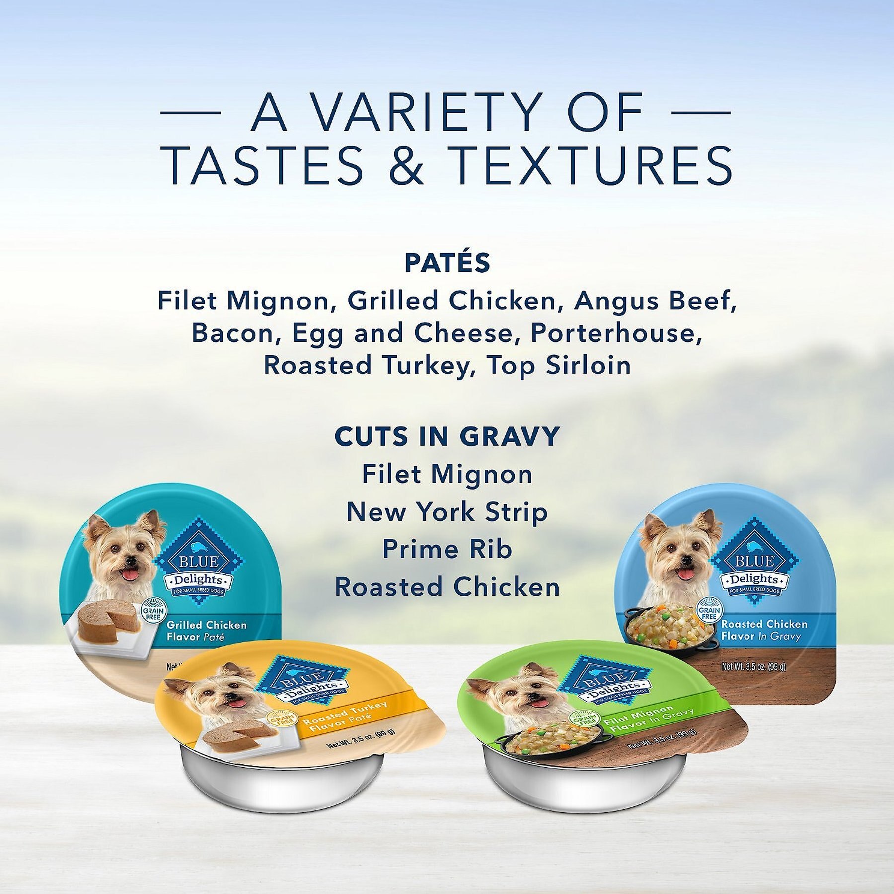 Blue Buffalo Divine Delights Prime Rib Flavor Hearty Gravy Dog Food Trays