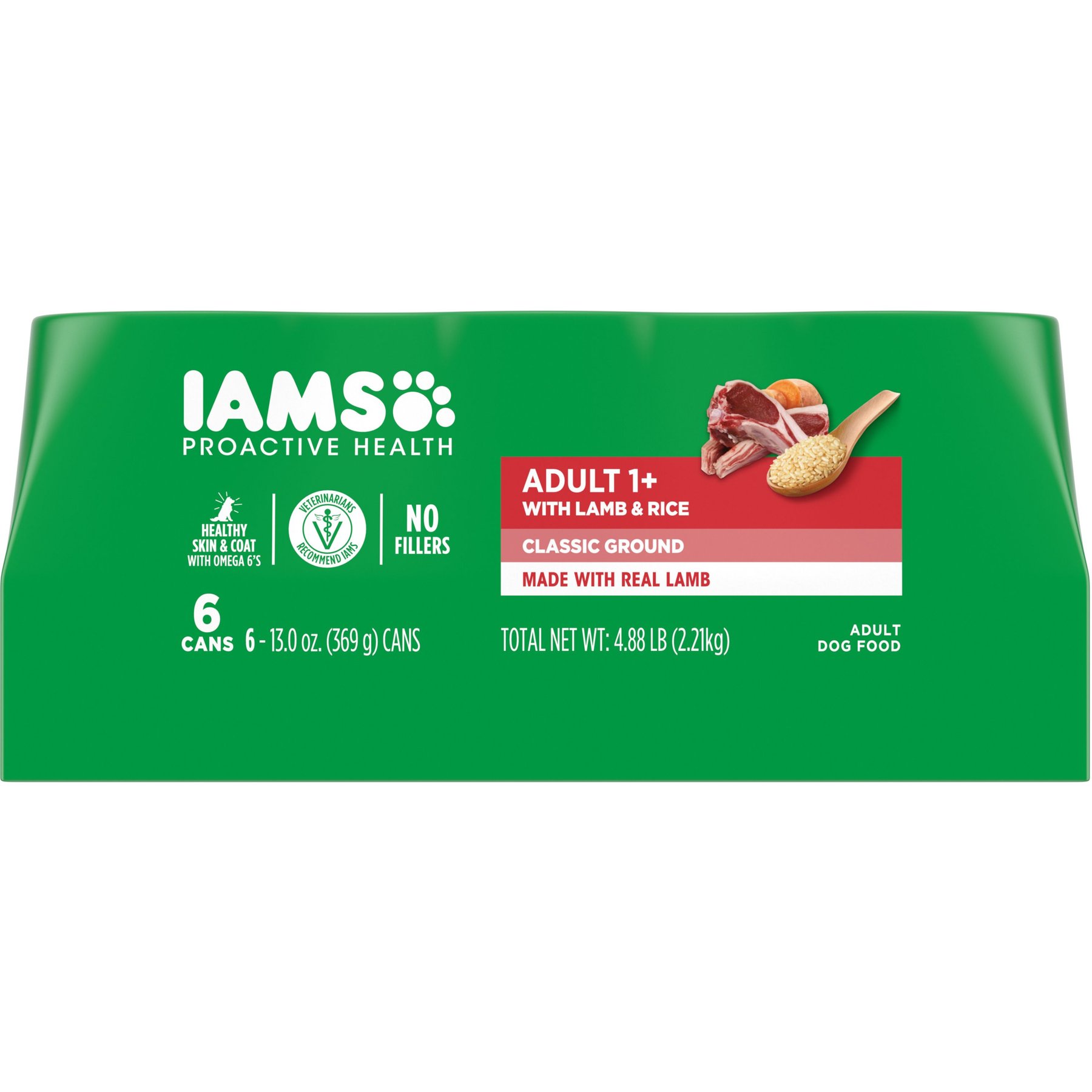 Iams ProActive Health Classic Ground with Lamb & Whole Grain Rice Adult Canned Wet Dog Food