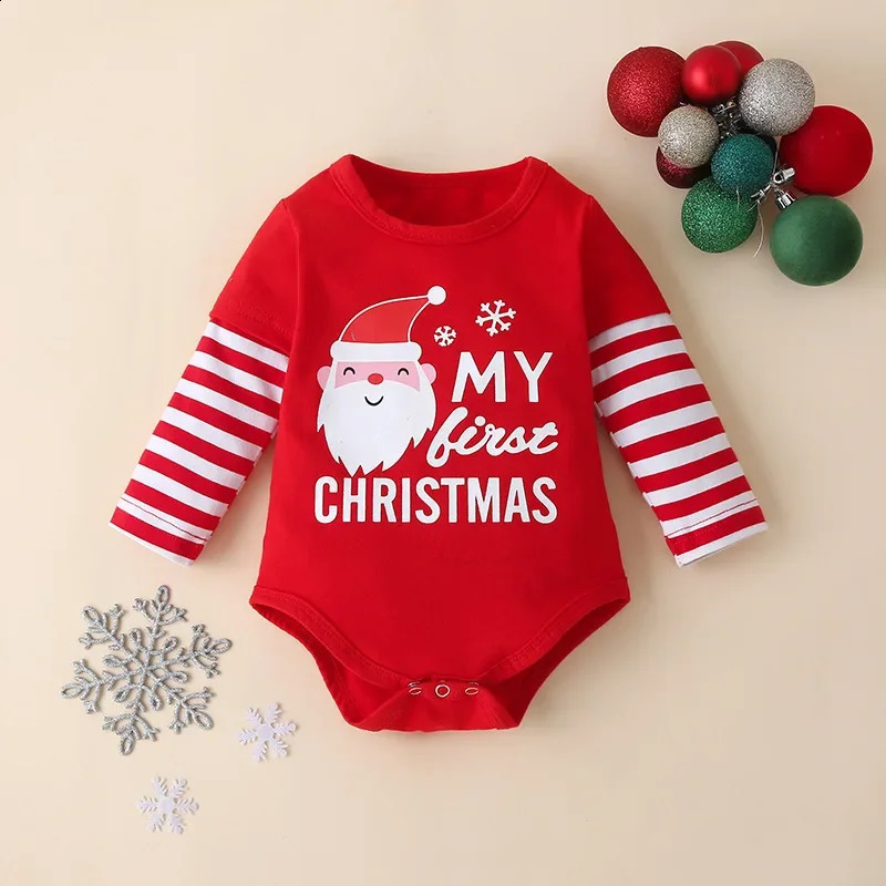 My first Christmas girl outfit for boys is a baby outfit for young boys autumn toddler outfit unisex outfit 241121