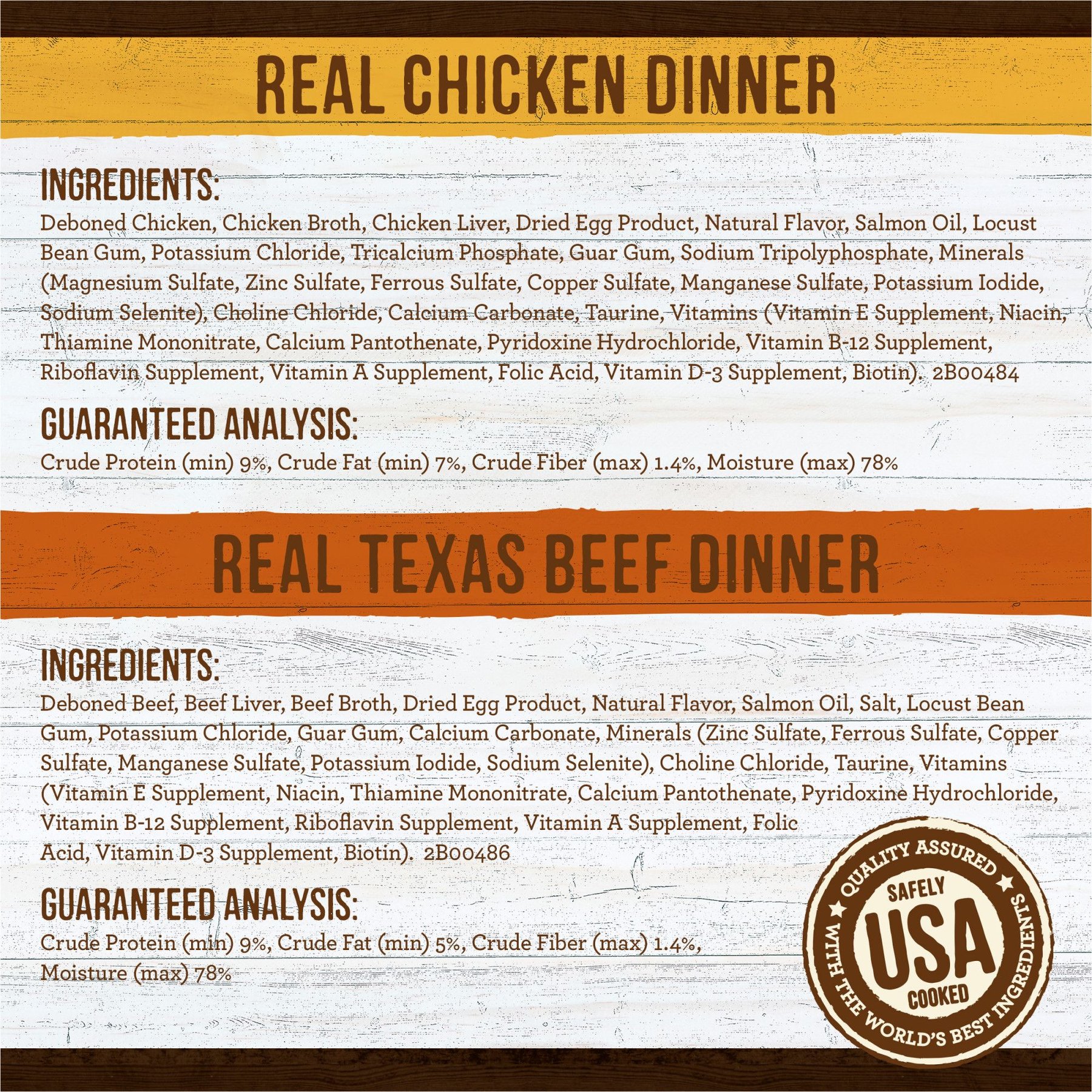 Merrick Grain-Free Real Texas Beef & Chicken Dinner Variety Pack Wet Dog Food, 12.7-oz can, case of 12