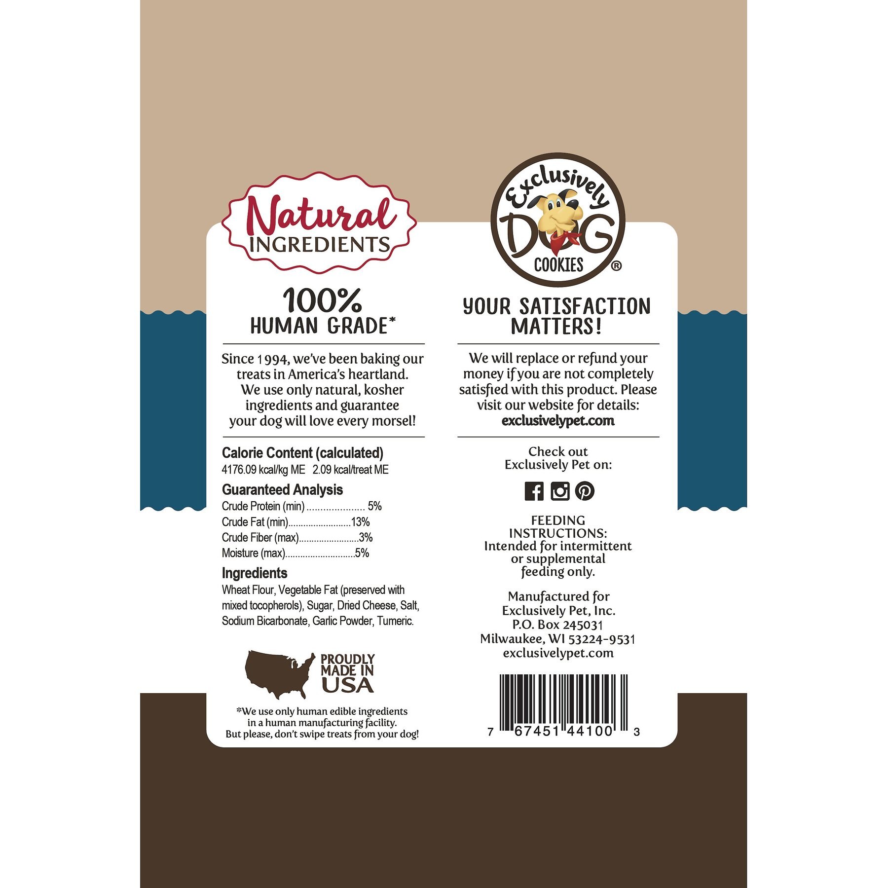 Exclusively Dog Best Buddy Bits Cheese Flavor Dog Treats