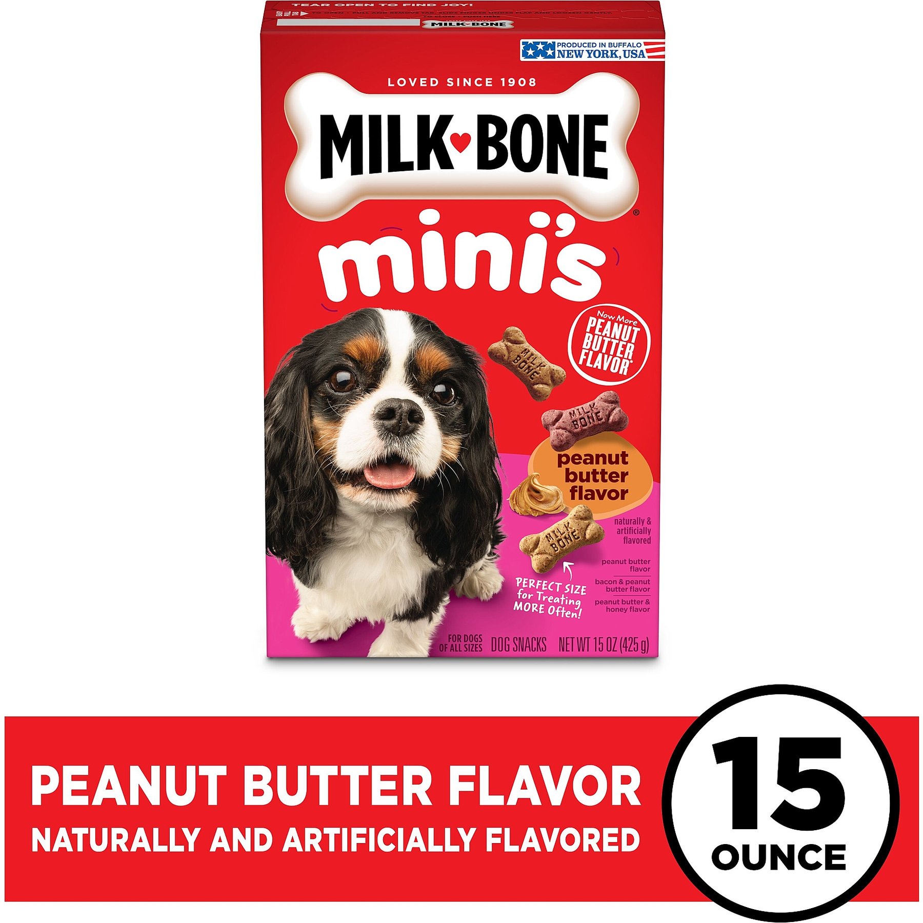 Milk-Bone Mini's Peanut Butter Flavor Variety Dog Treats