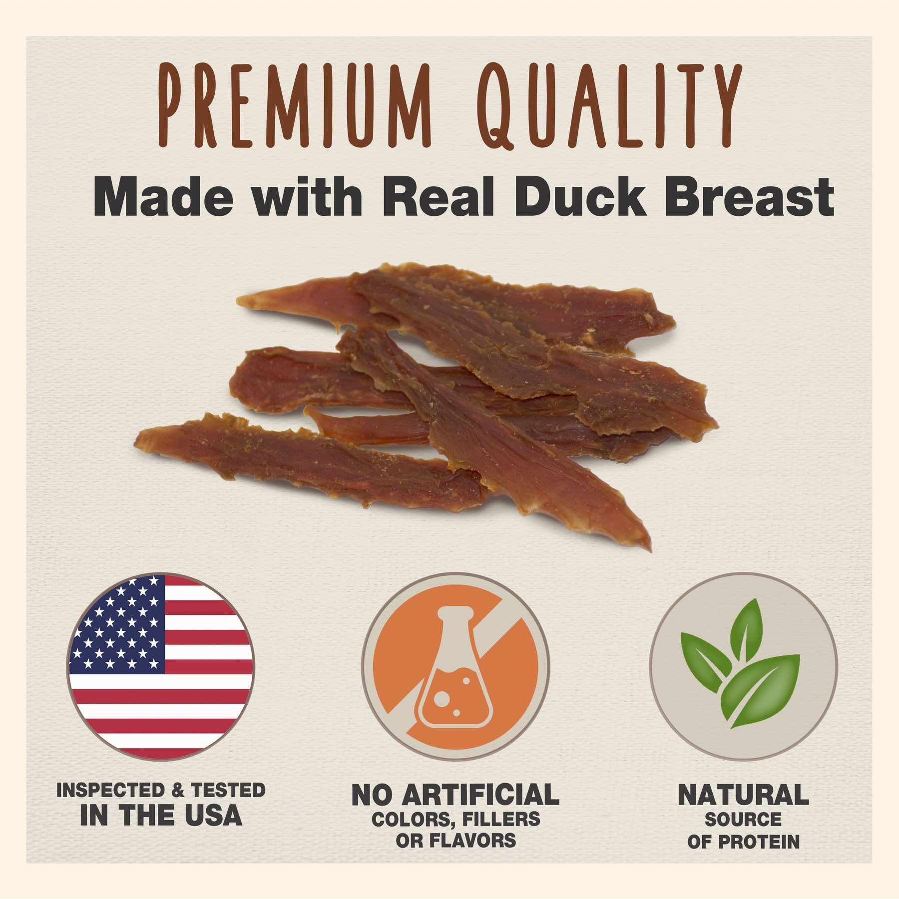 Cadet Gourmet Duck Breast Dog Treats
