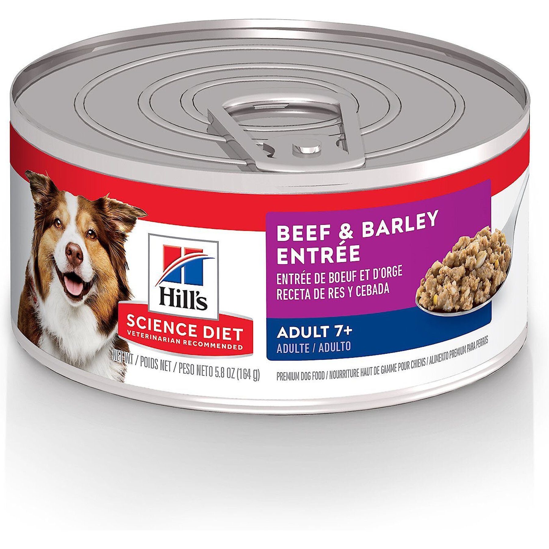 Hill's Science Diet Senior Adult 7+ Beef & Barley Entree Canned Dog Food