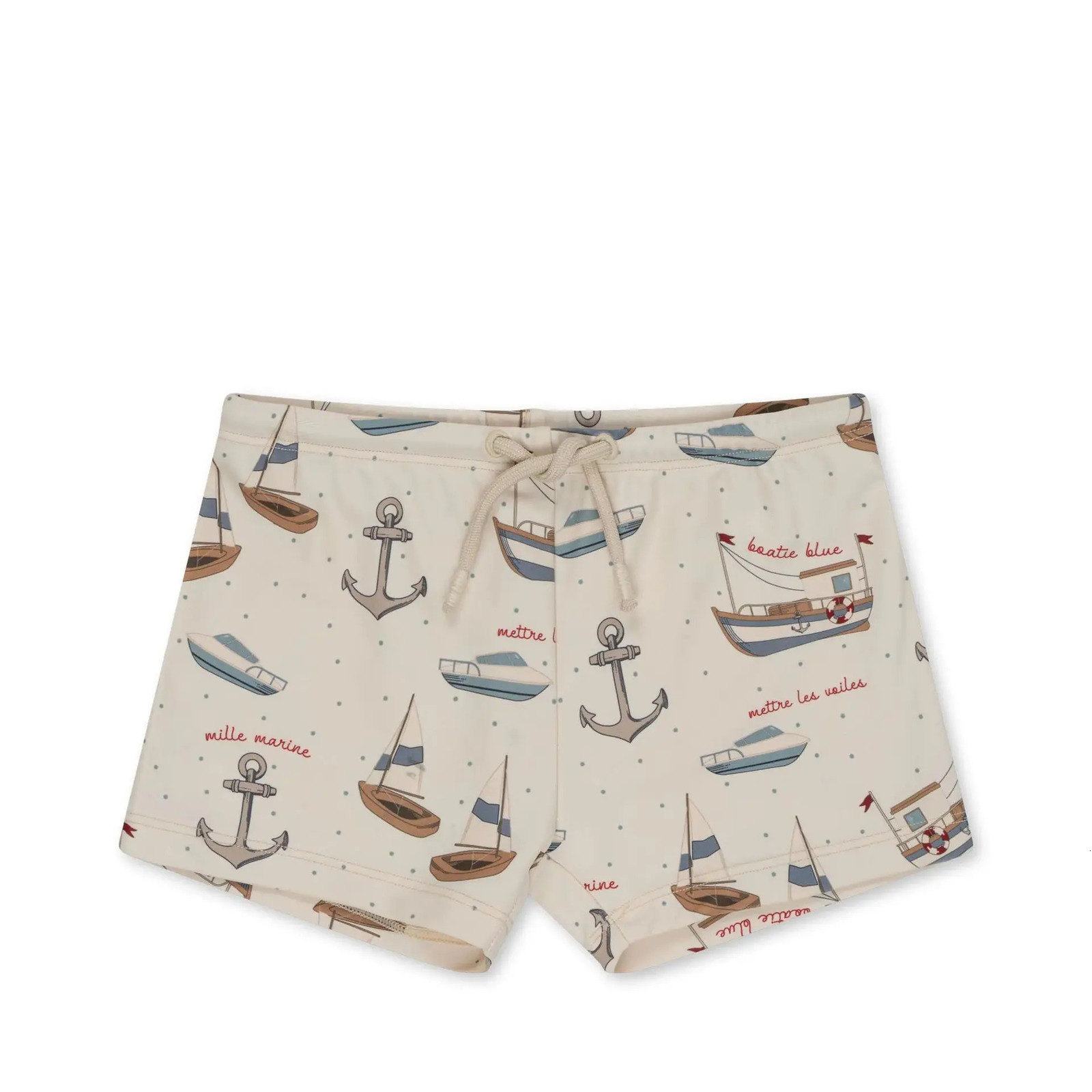 Konges Slojd Kids Swimwear Sets Summer Boys One Pieces Swimsuits Baby Holiday Outwear Toddler Children Seaside Swim Shorts 240415