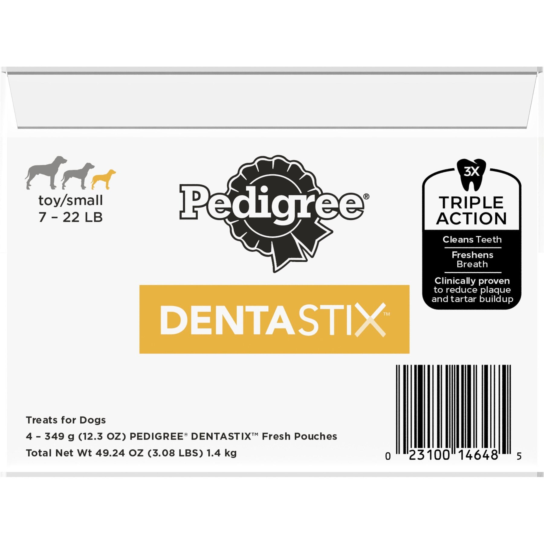 Pedigree Dentastix Fresh Mint Flavored Mini Dental Dog Treats
