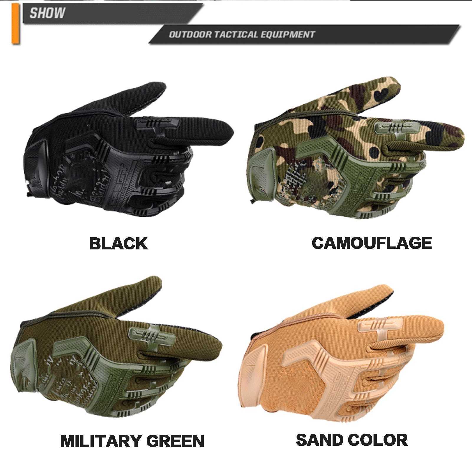 Shooting gloves tactical gloves anti slip palm super breathable gloves outdoor sports wear-resistant hunting glovesW241120