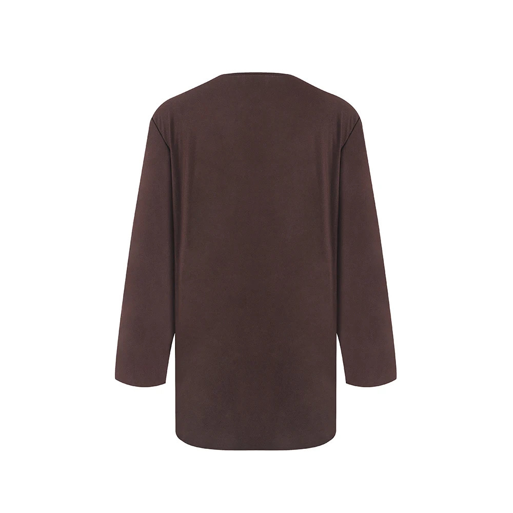 Yitonglian Ladies Vintage Bronze Luxry Lace Womens Shirts Plus Size 6XL 7XL 8XL Long Sleeve Autumn Casual Tunic Tops W132 240419