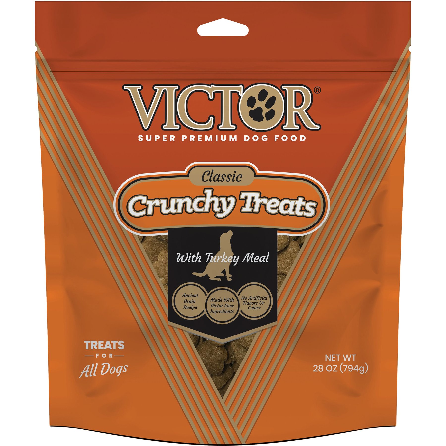 VICTOR Crunchy Treats Turkey Meal Dog Treats