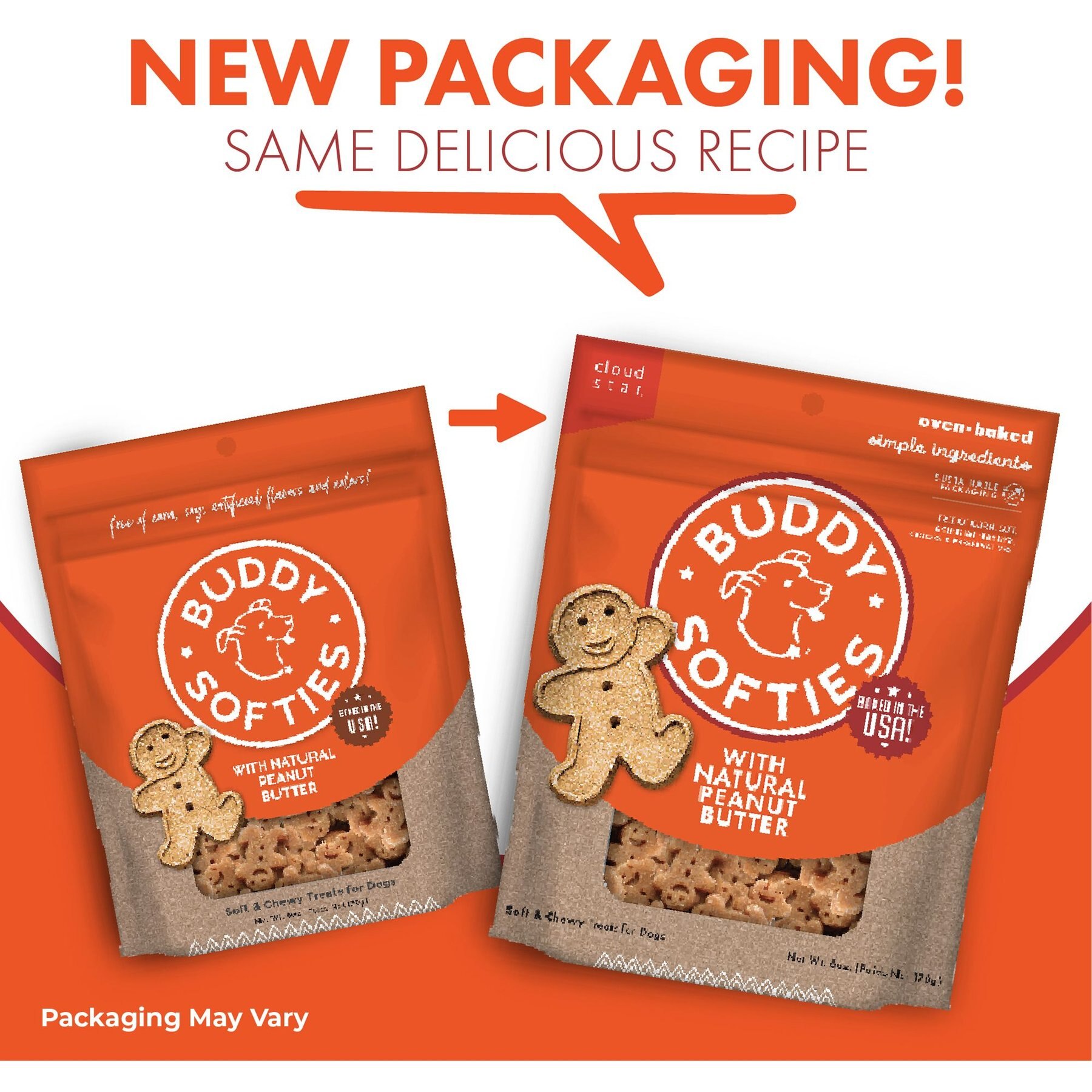 Buddy Biscuits Original Soft & Chewy with Peanut Butter Dog Treats