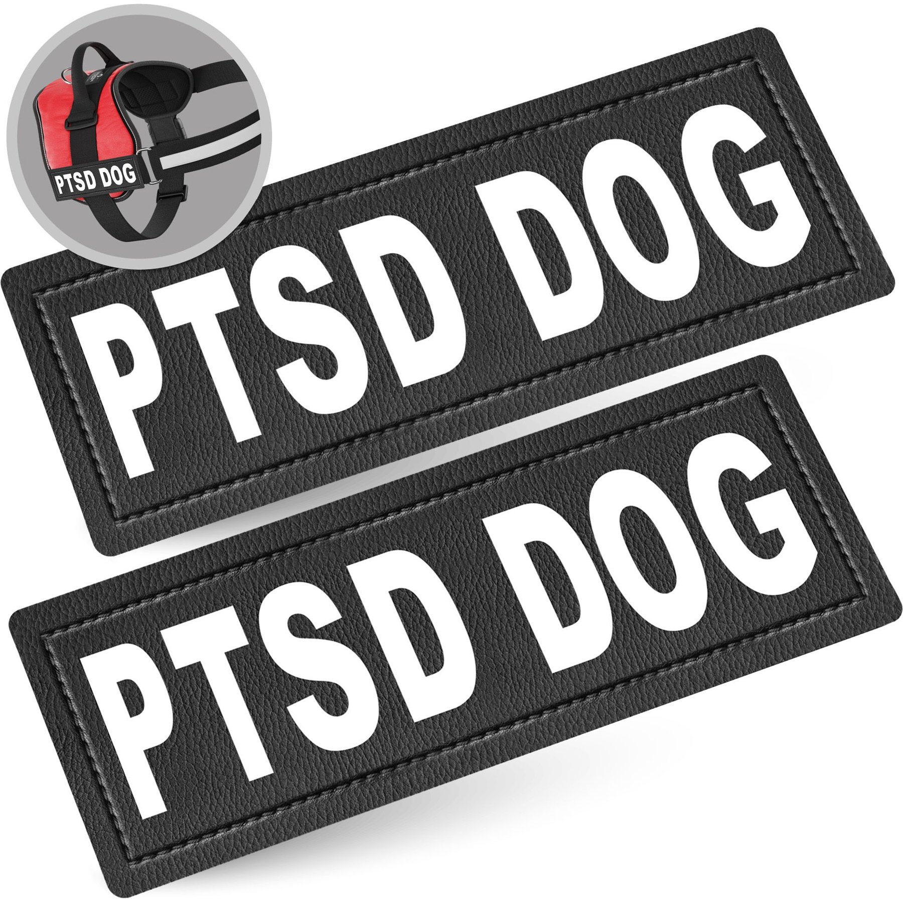 Industrial Puppy PTSD Dog Harness Patches, 2 count