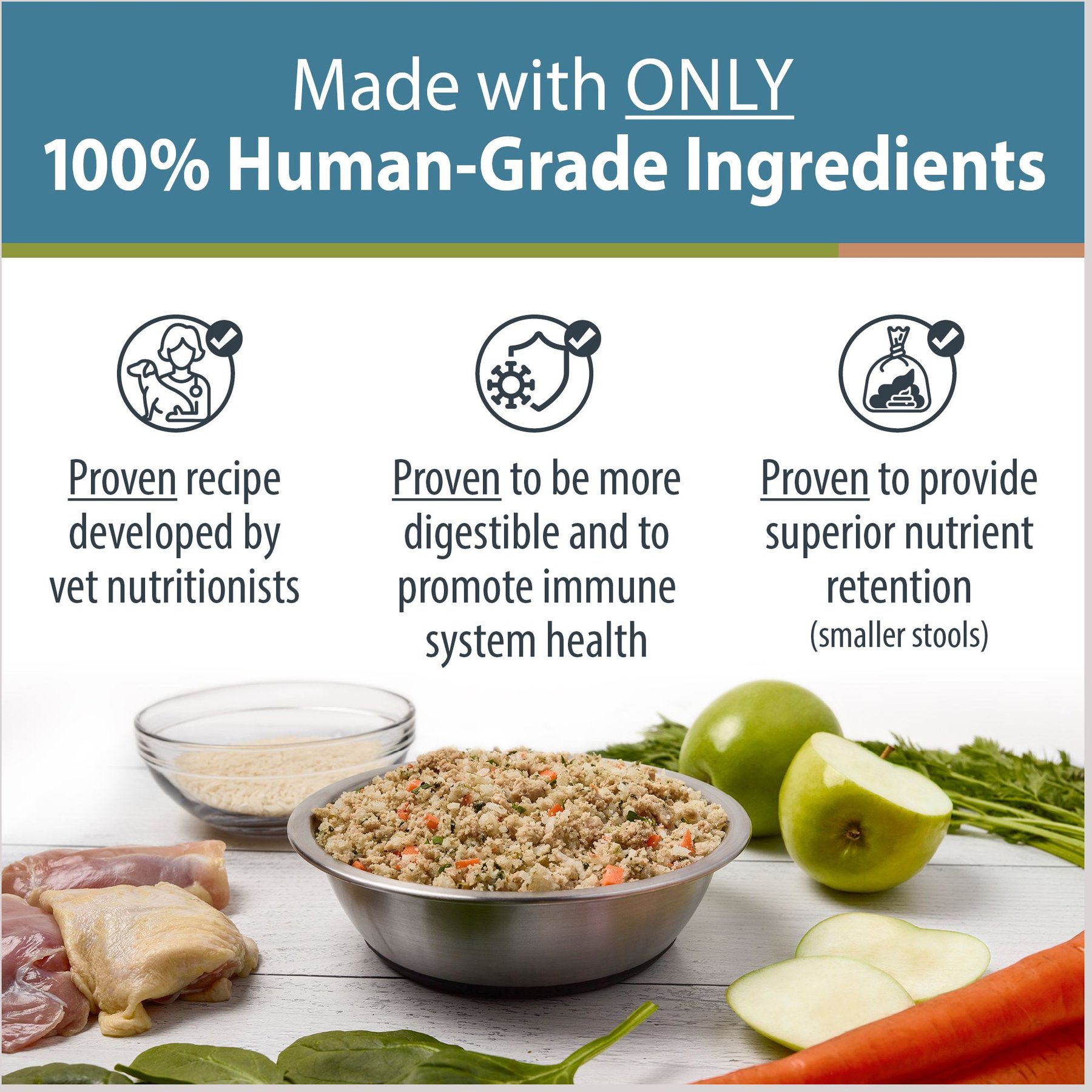 JustFoodForDogs Pantry Fresh Chicken & White Rice Fresh Dog Food
