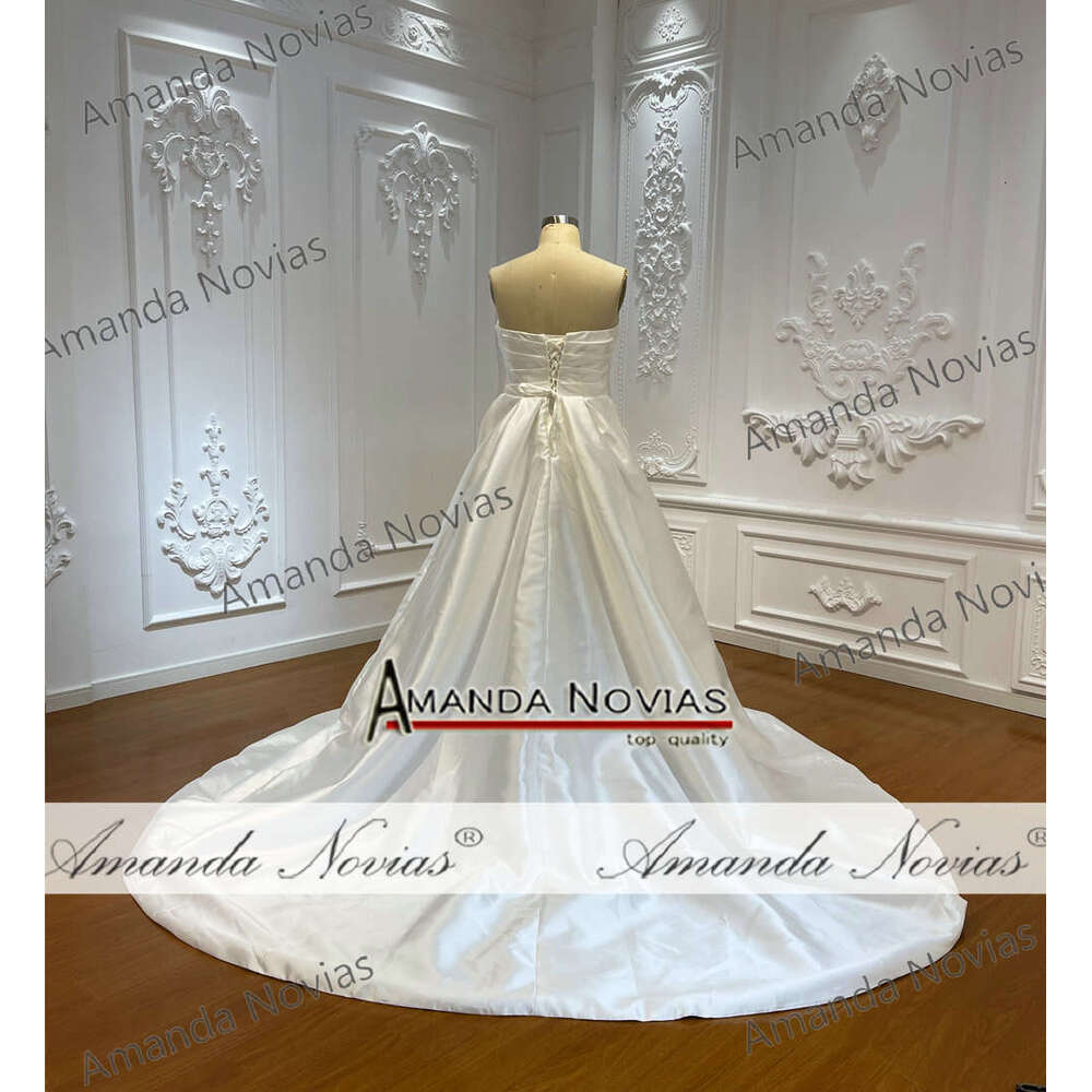 Strapless Customized Hot Sale Stain A E Plus Size Wedding Dress