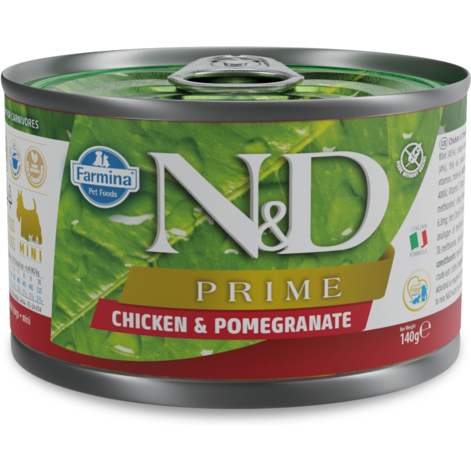 Farmina Natural & Delicious Prime Chicken & Pomegranate Canned Dog Food
