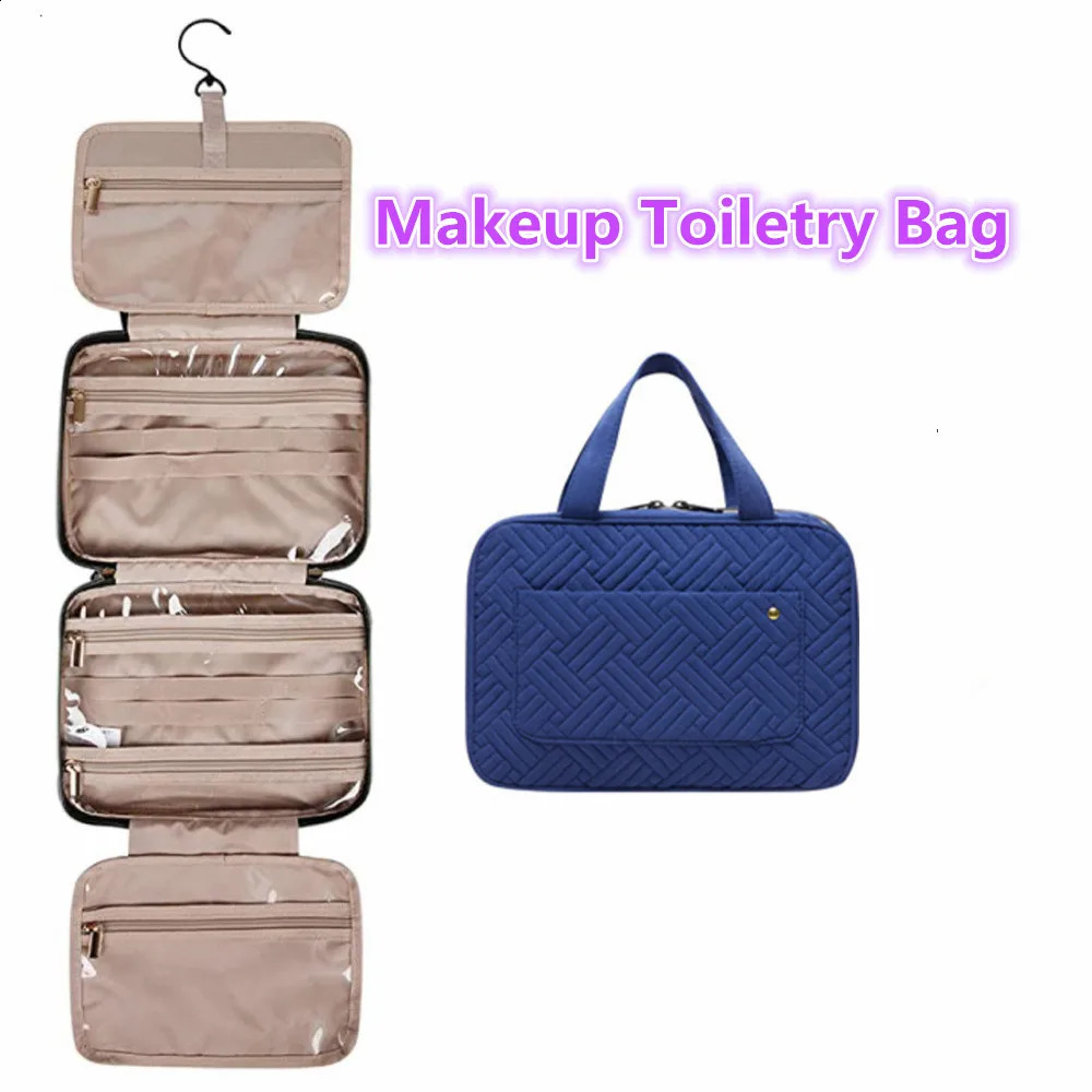 2025S New Free Shipping Designer Bag Large Capacity Four Layer Composite Makeup Bag With Hook Waterproof Shampoo Toilet Travel Organizer
