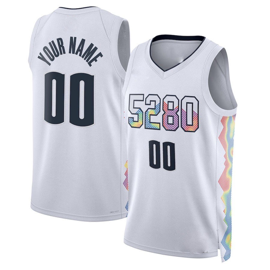 24-25 season edition 15 Jokic Men's Basketball Jersey Braun Murray Nnaji Pickett Porter Jr. Saric Strawther Tyson Westbrook Jersey