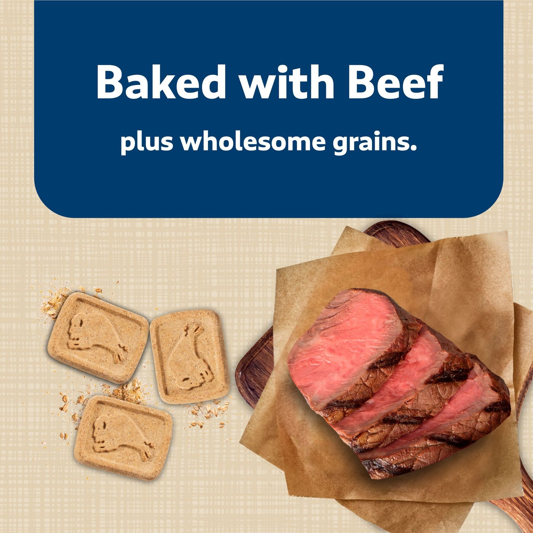 Blue Buffalo Health Bars Baked Beef Dog Treats
