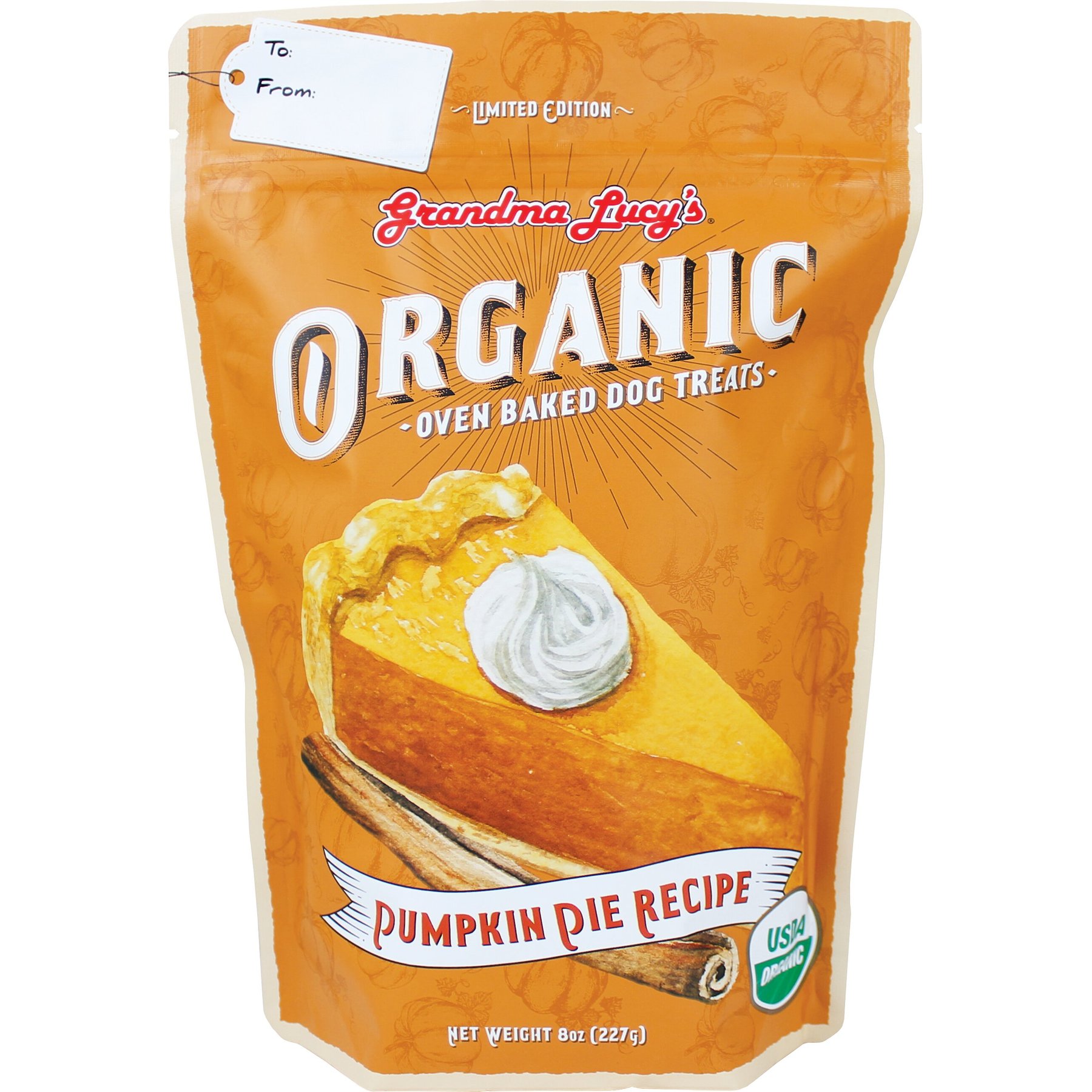Grandma Lucy's Organic Pumpkin Pie Recipe Oven Baked Dog Treats