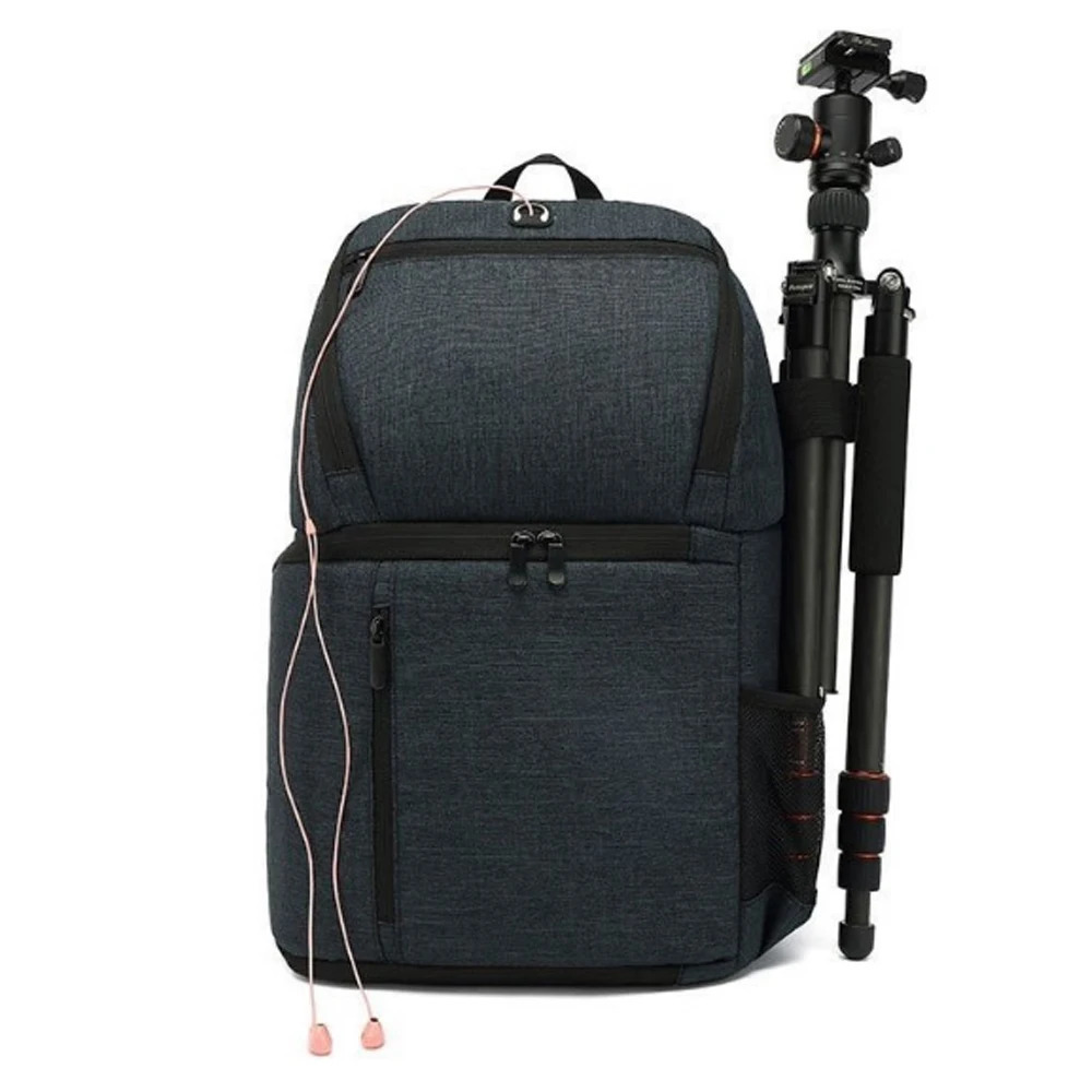 Waterproof DSLR Camera Bag Backpack With Charging Earphone Hole Outdoor Po for Laptop Tripod Video Lens 240418