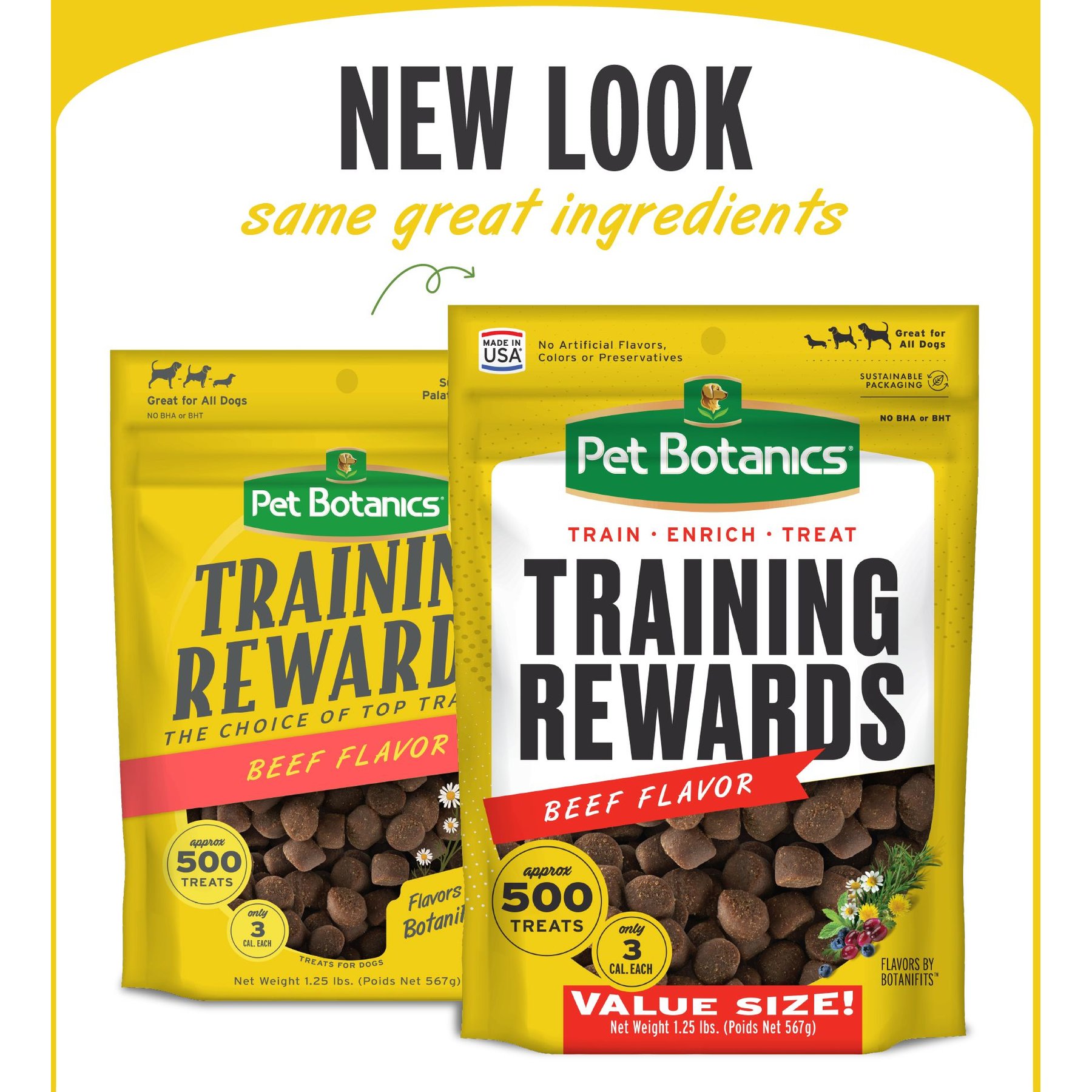 Pet Botanics Training Reward Beef Flavor Dog Treats