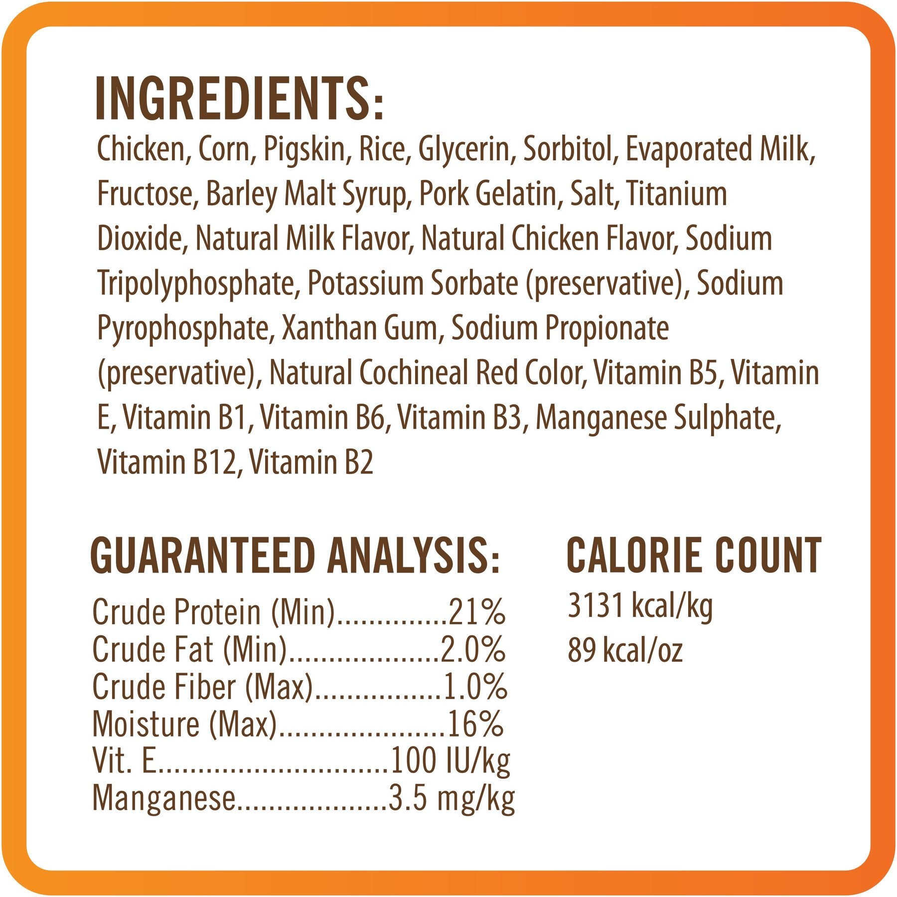 Nutri Chomps Mini Chicken Flavor Twist Dog Treats