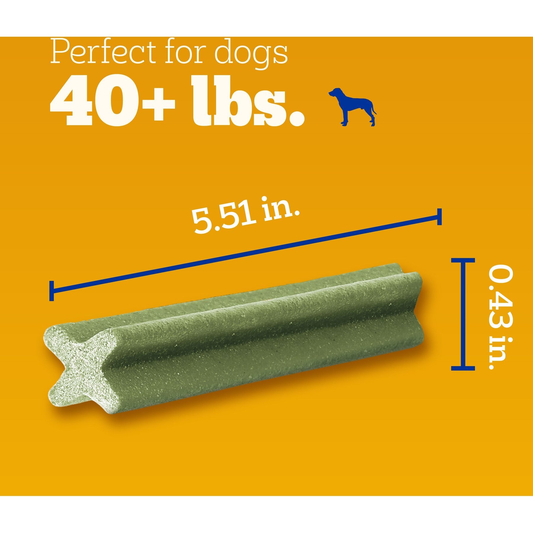 Pedigree Dentastix Fresh Mint Flavored Large Dental Dog Treats