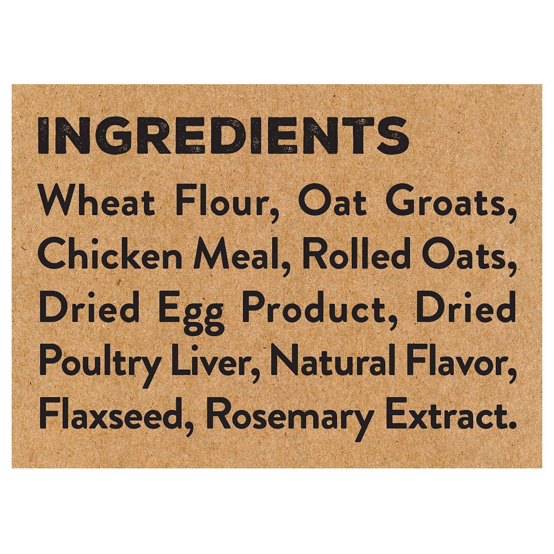 Beggar Dog Original Recipe Chicken Meal & Oats Crunchy Biscuit Dog Treats, 16-oz box