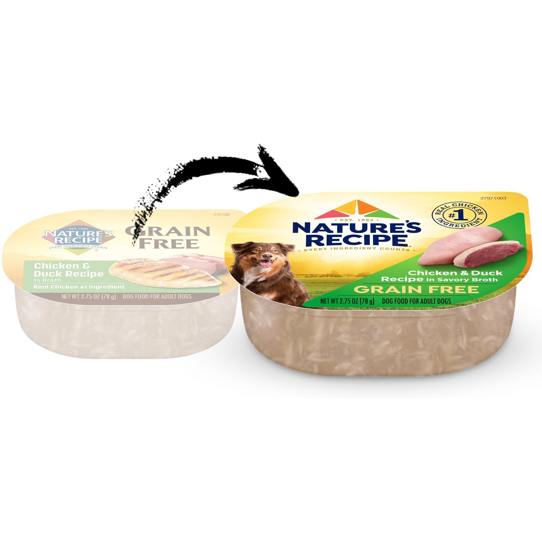 Nature's Recipe Grain-Free Chicken & Duck Recipe in Broth Wet Dog Food