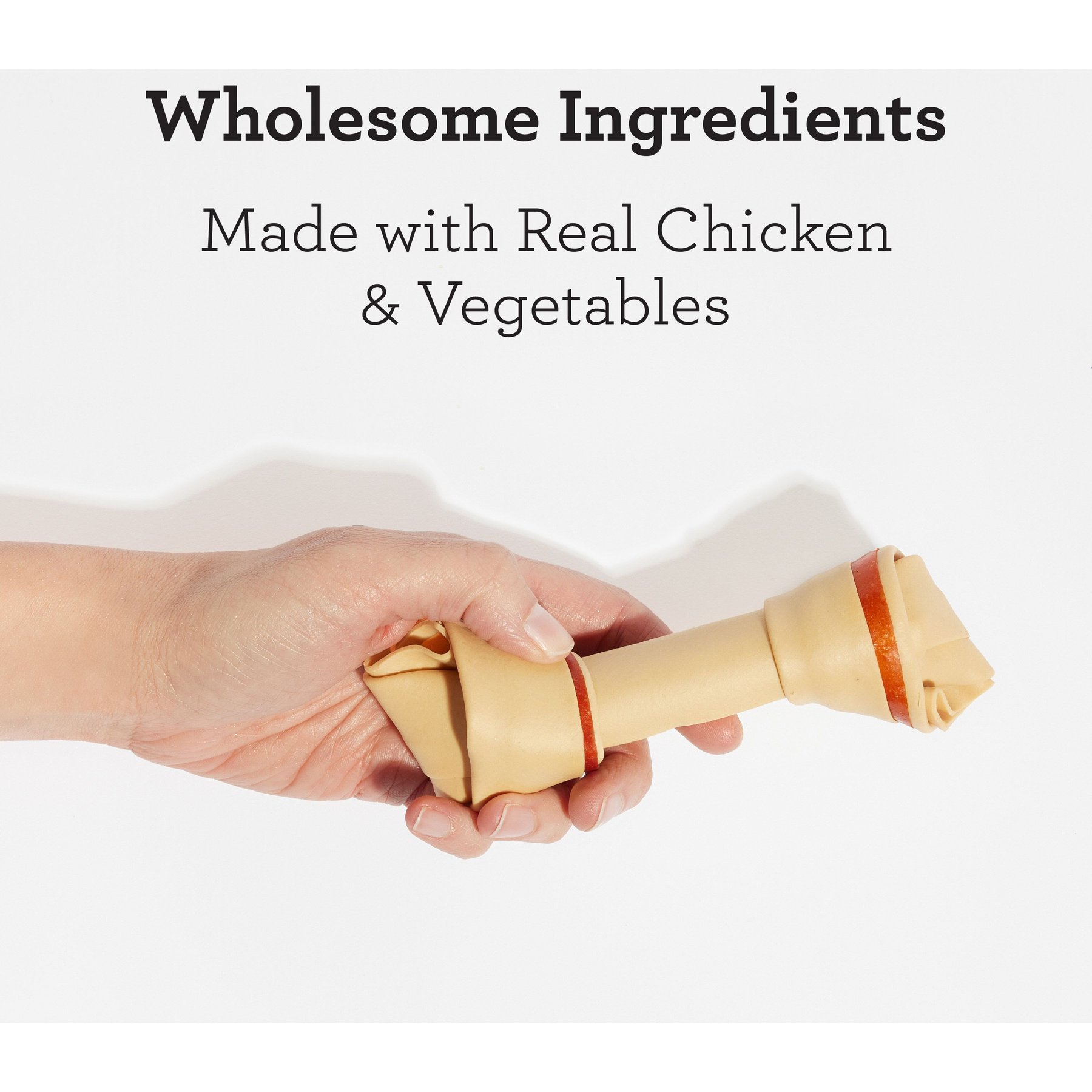 DreamBone Medium Chicken Chew Bones Dog Treats