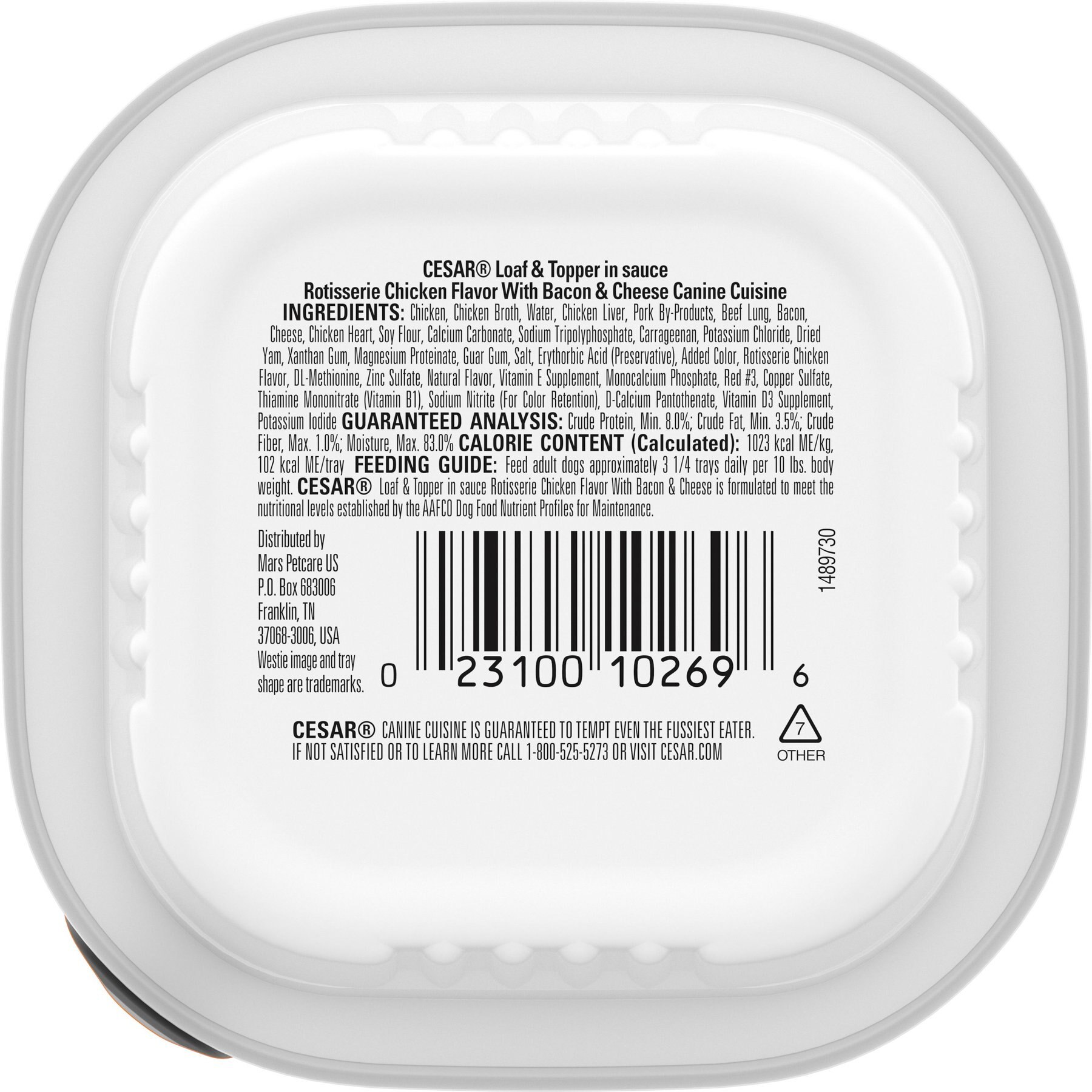 Cesar Rotisserie Chicken Flavor Filets in Gravy Small Breed Adult Wet Dog Food Trays