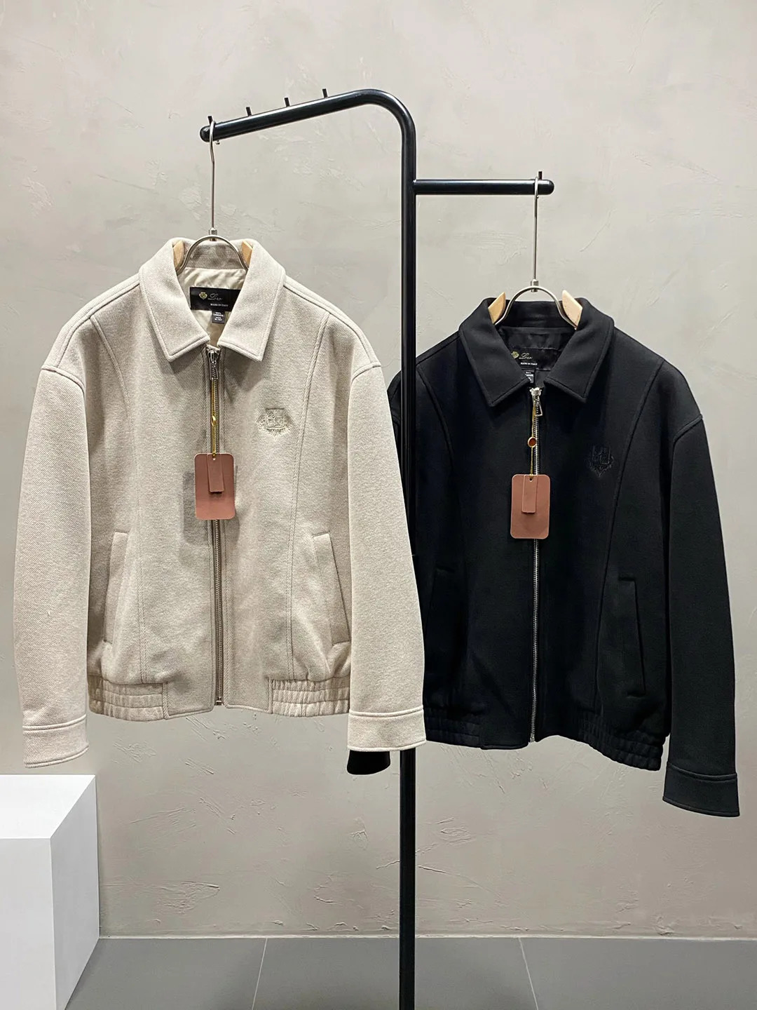 BLLIYOSS Casual Collar Jacket Men 2024 New High Quality Old Money Minimalist Soft Exquisite Size M-3Xl Europe Italy High-End