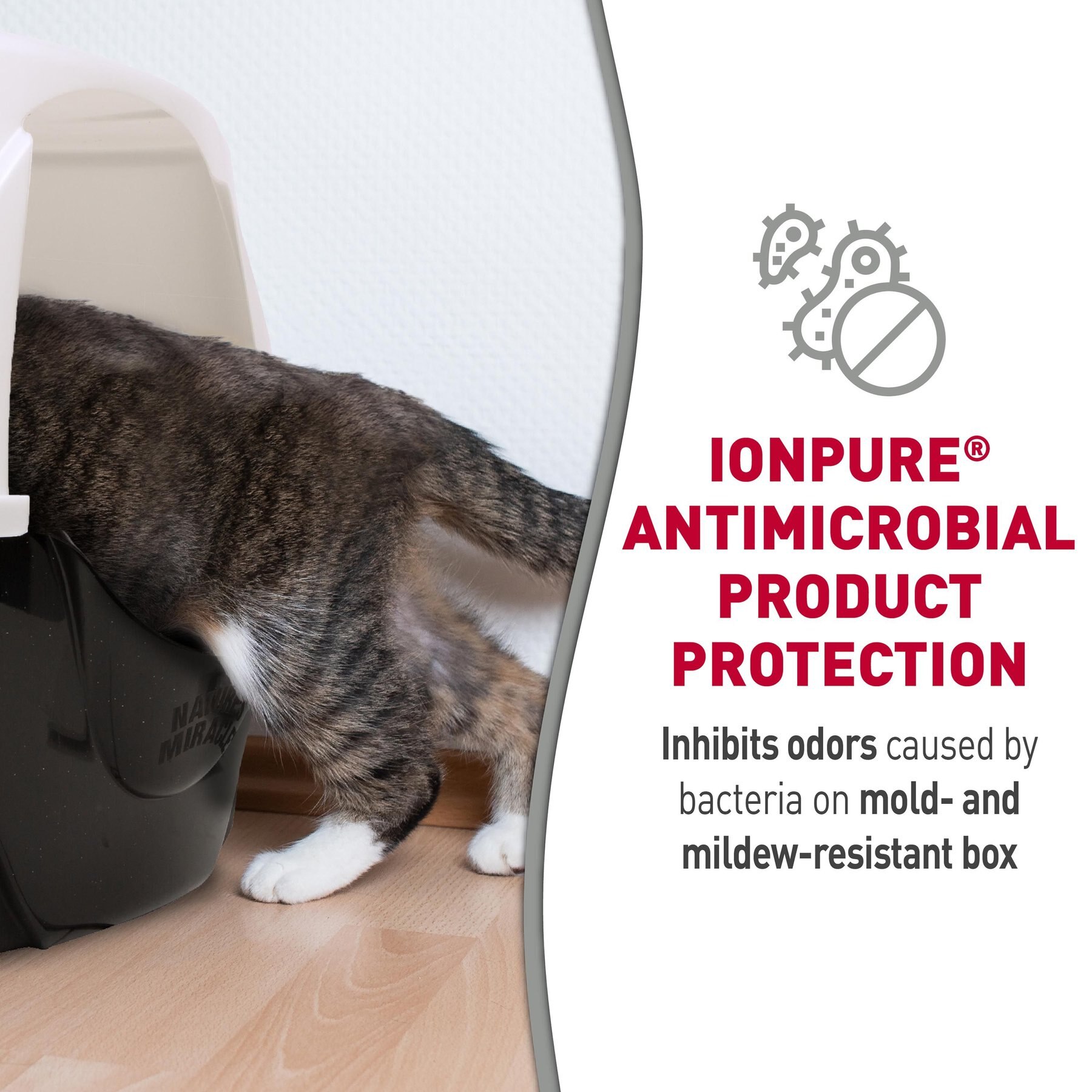Nature's Miracle Hooded Corner Multi-Cat Litter Box with Charcoal Filter