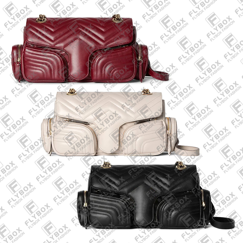 795228 MULTI POCKET Bag Crossbody Shoulder Bags Totes Handbag Women Fashion Casual Luxury Designer TOP Quality Purse Pouch Fast Delivery