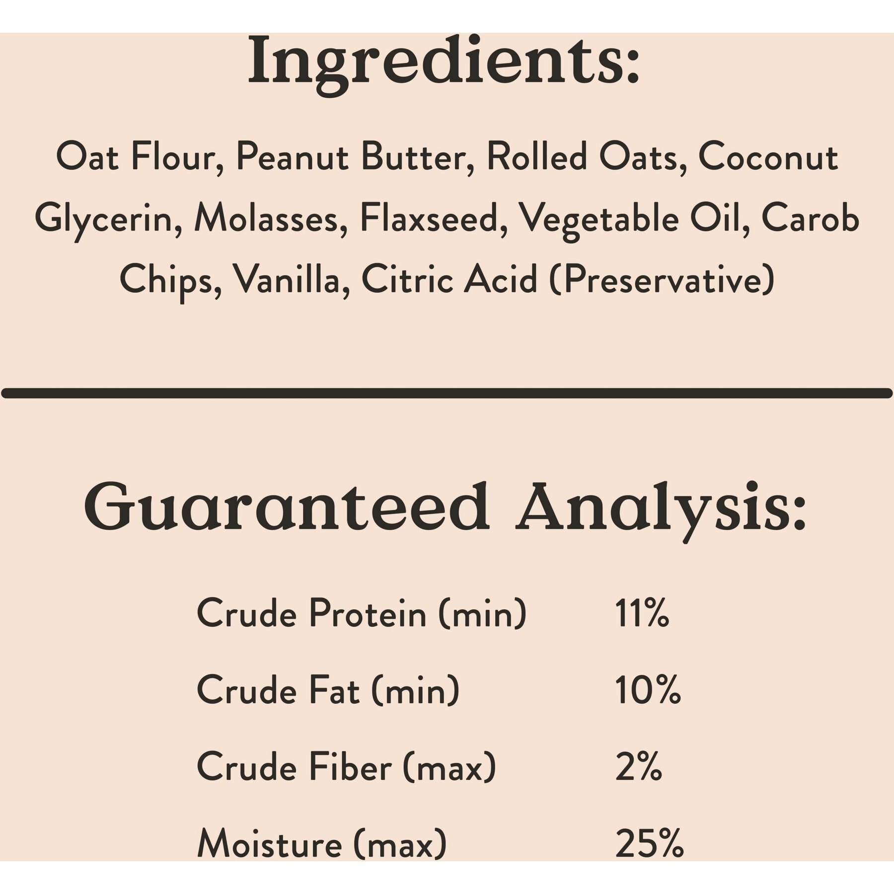 Bocce's Bakery Campfire S'mores Peanut Butter, Carob & Vanilla Recipe Dog Treats, 6-oz bag