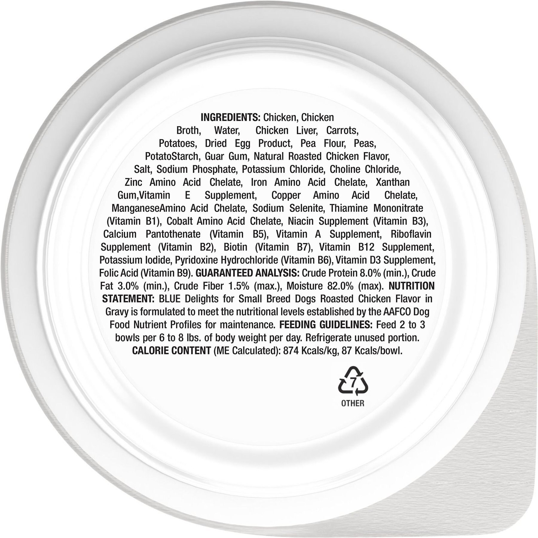 Blue Buffalo Divine Delights Rotisserie Chicken Flavor in Hearty Gravy Small Breed Wet Dog Food