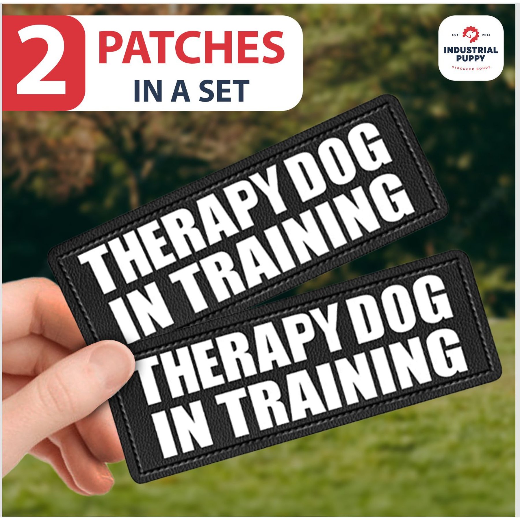 Industrial Puppy Therapy Dog In Training Harness Dog Patch